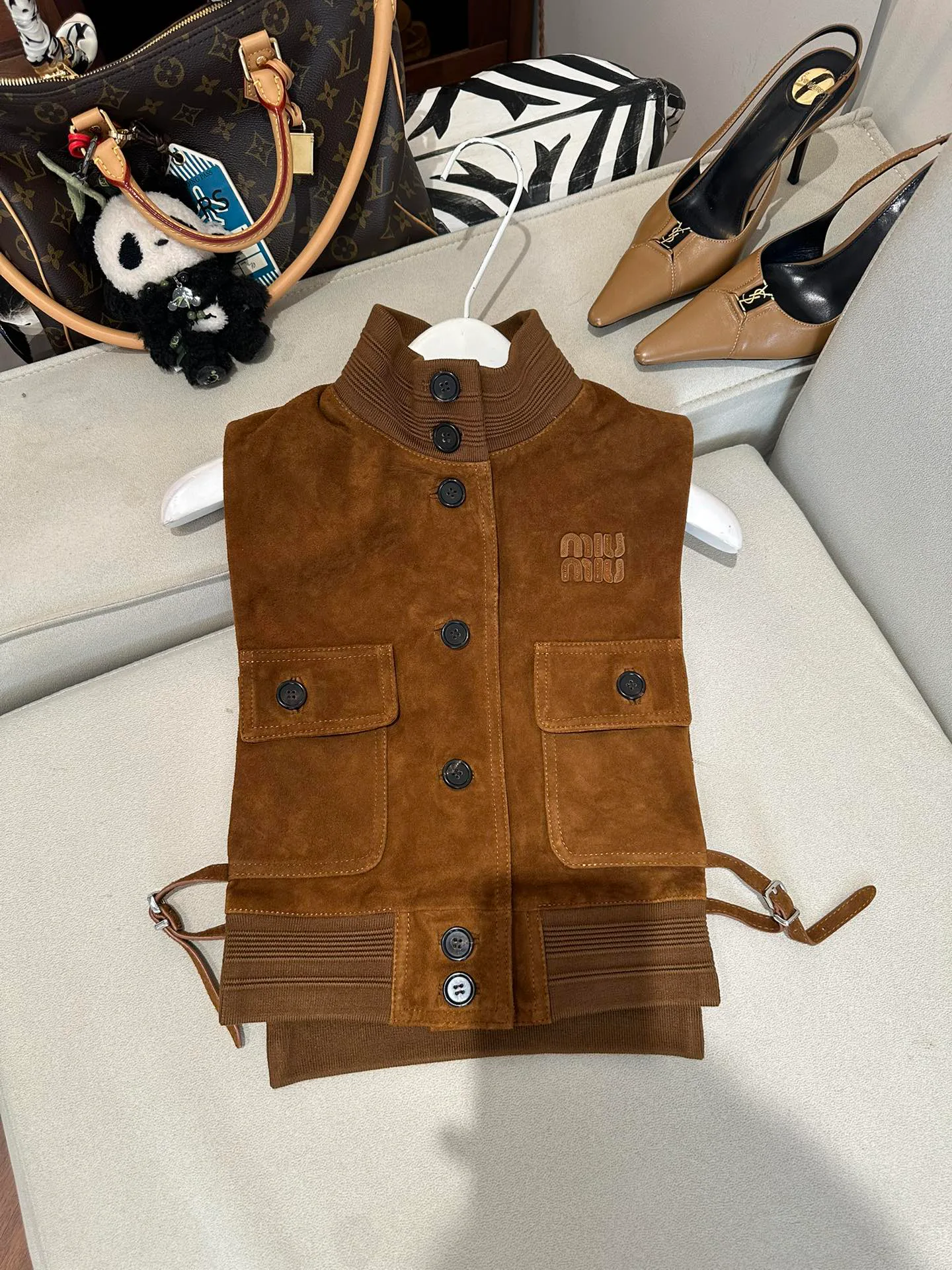 Кожаные Куртки И Дублёнки Женские Miu Miu 11625044