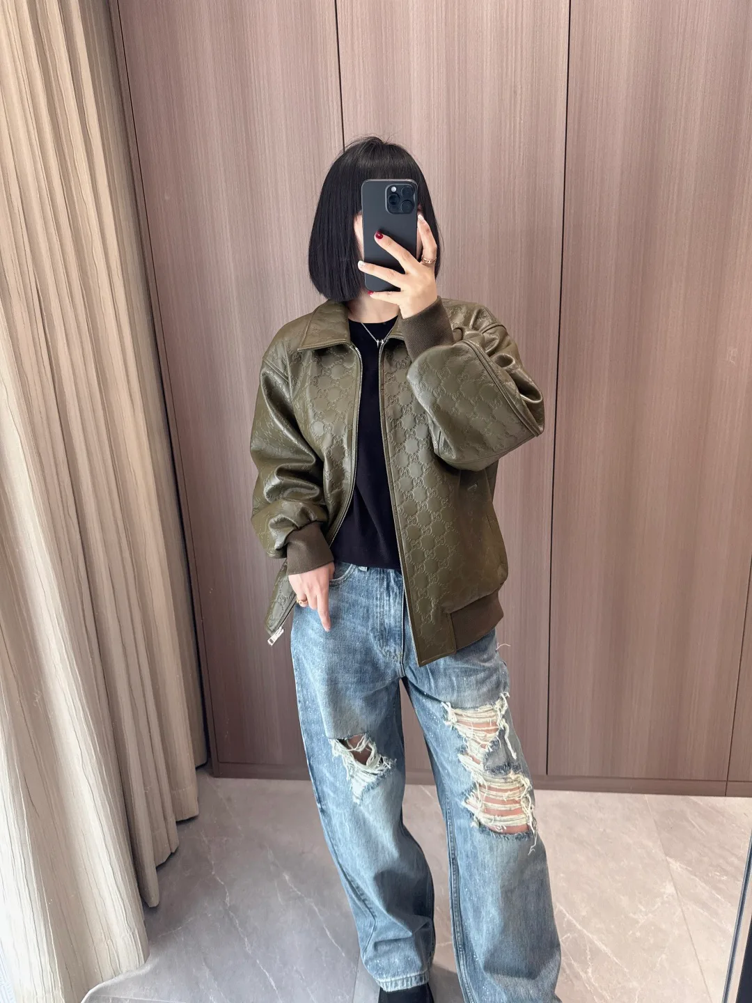 Кожаные Куртки И Дублёнки Женские Gucci 12786