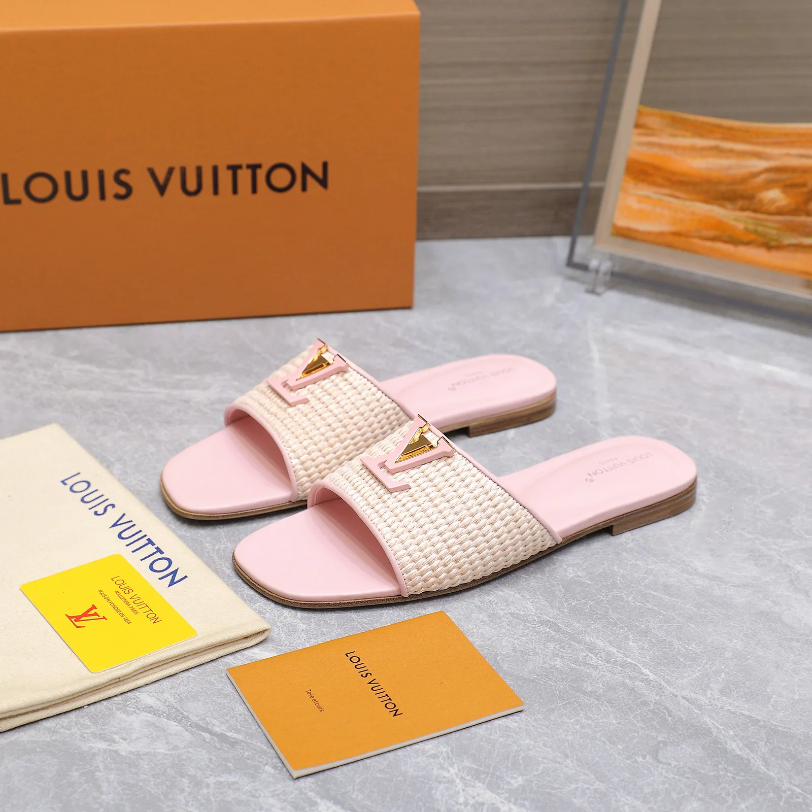 Шлепанцы Женские Louis Vuitton 491981