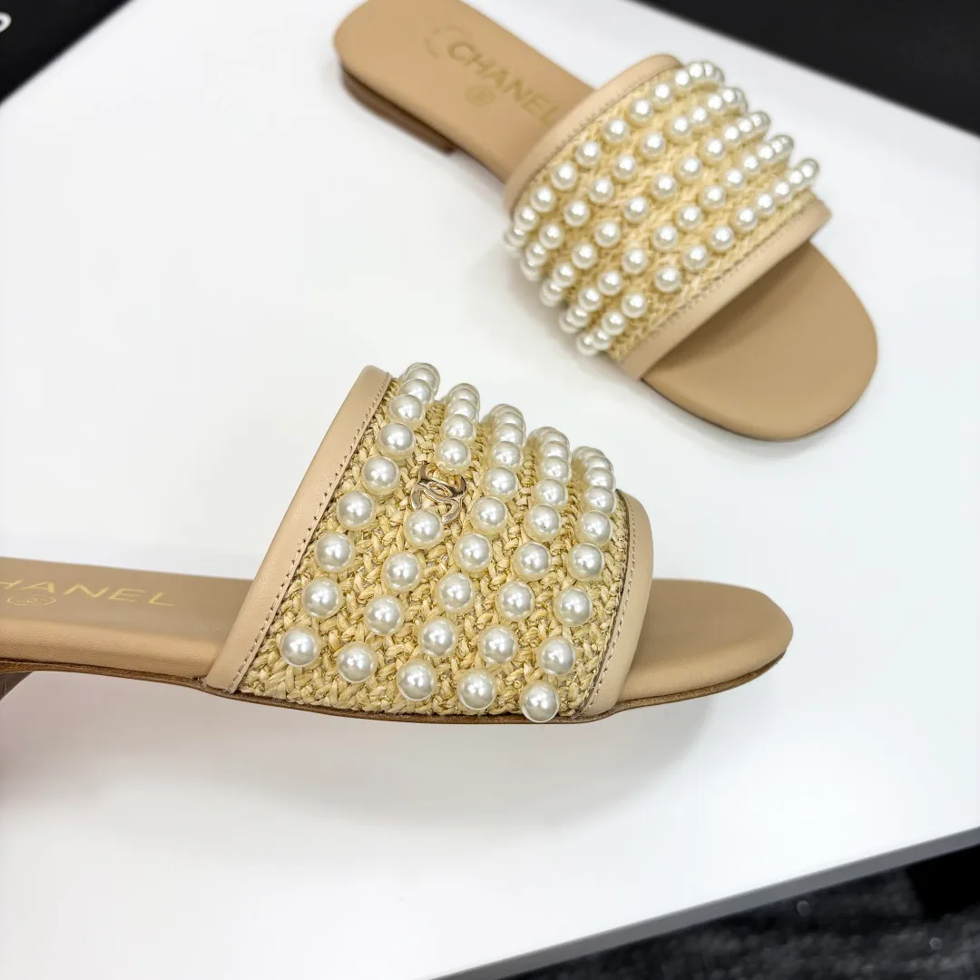 Шлепанцы Женские Chanel 14351