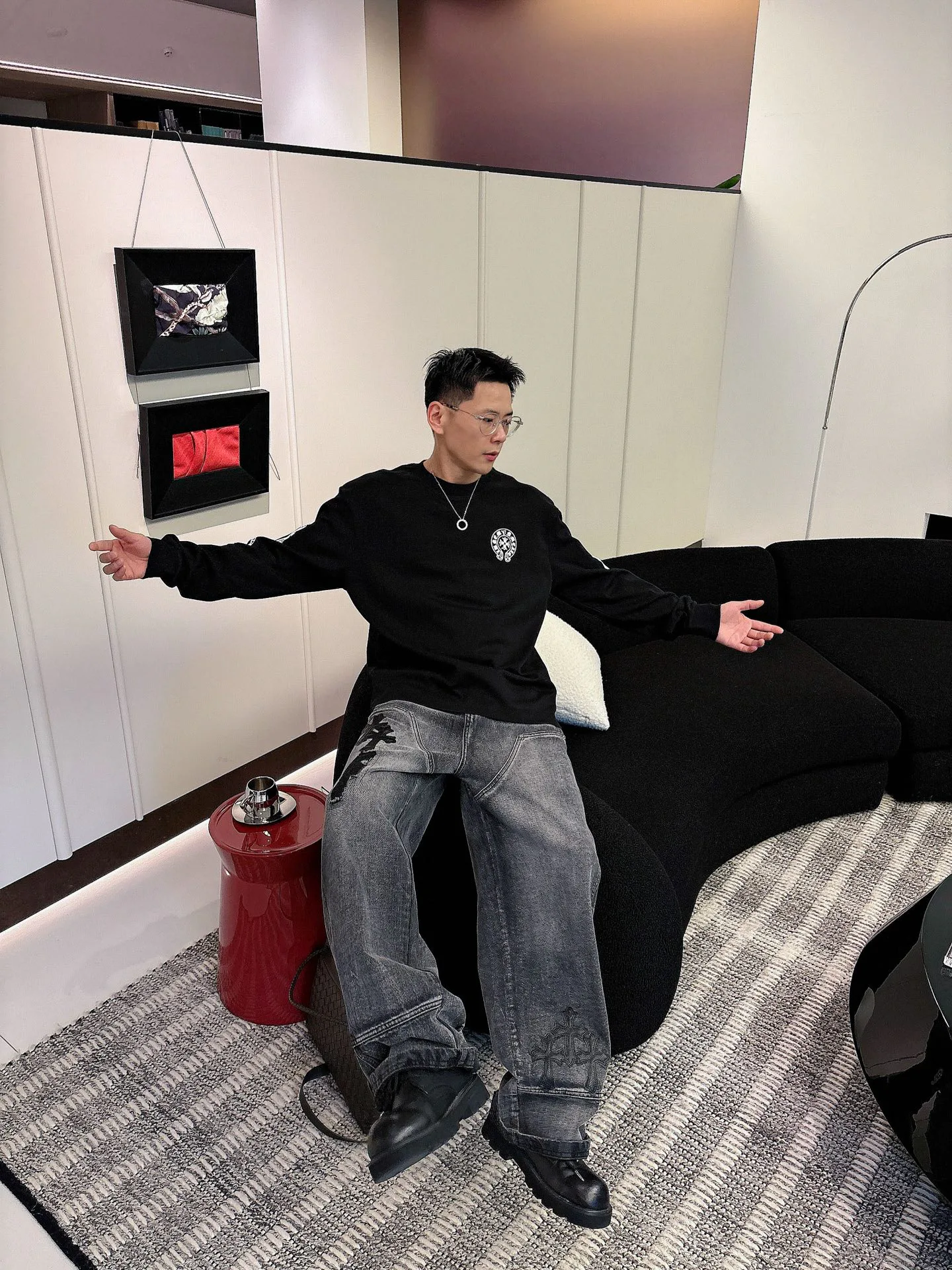 Свитшоты И Худи Мужские Chrome Hearts 787752