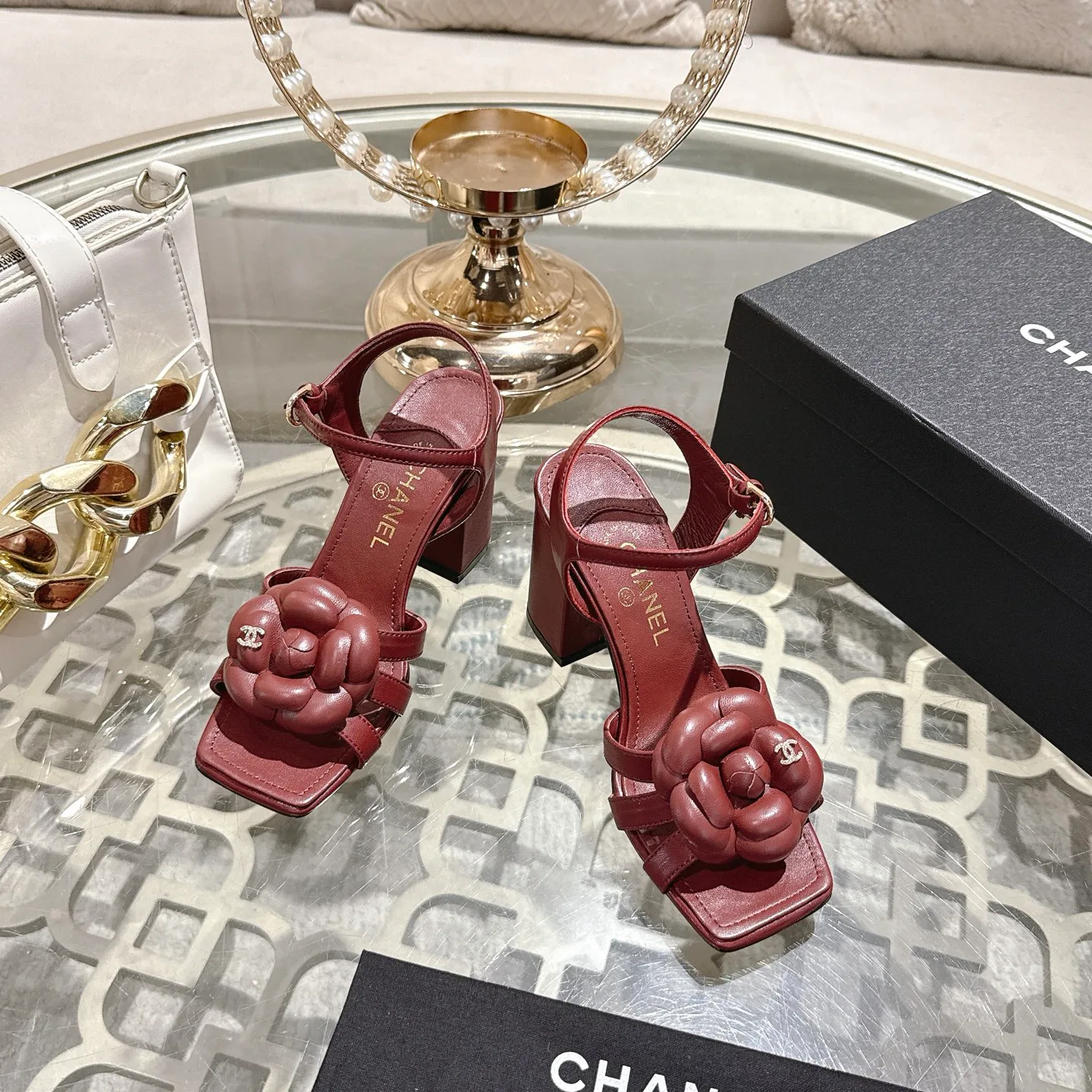 Босоножки Женские Chanel 12714884