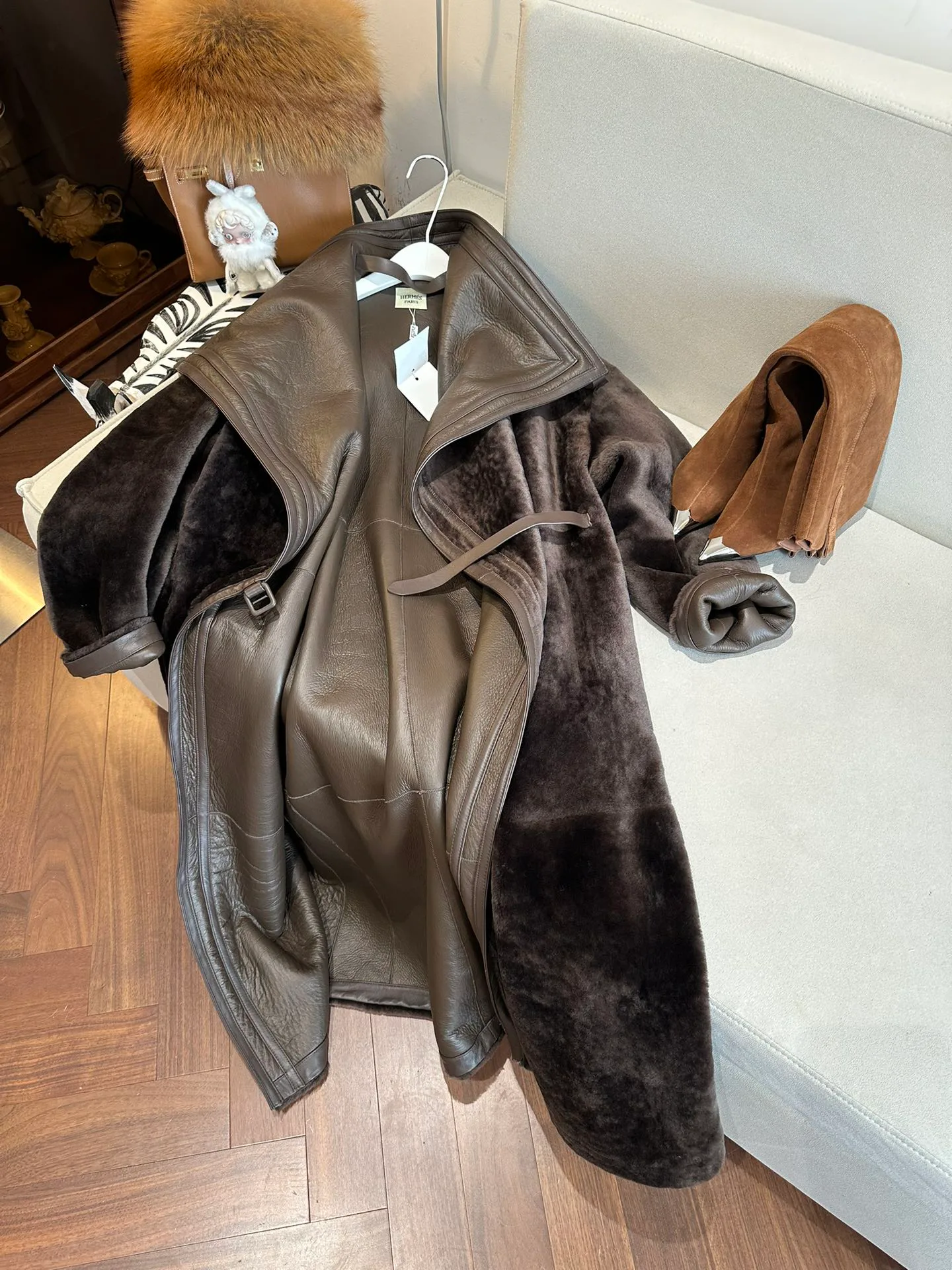 Кожаные Куртки И Дублёнки Женские Hermes 285857