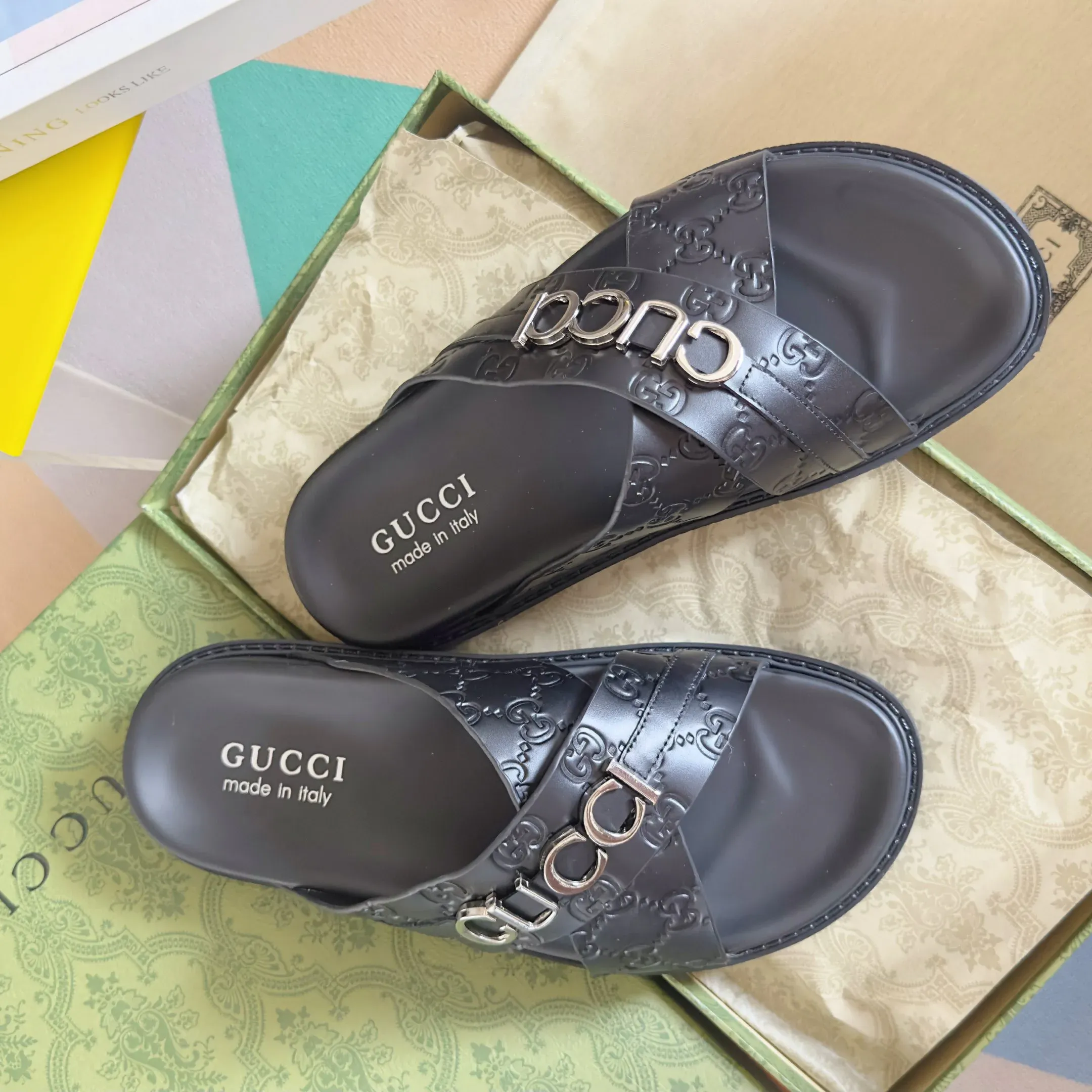 Шлепанцы Женские Gucci 45987