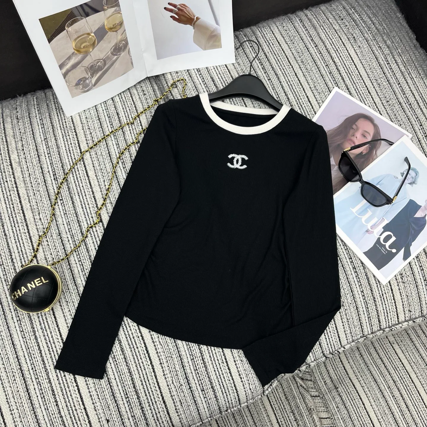 Лонгсливы Женские Chanel 11165879