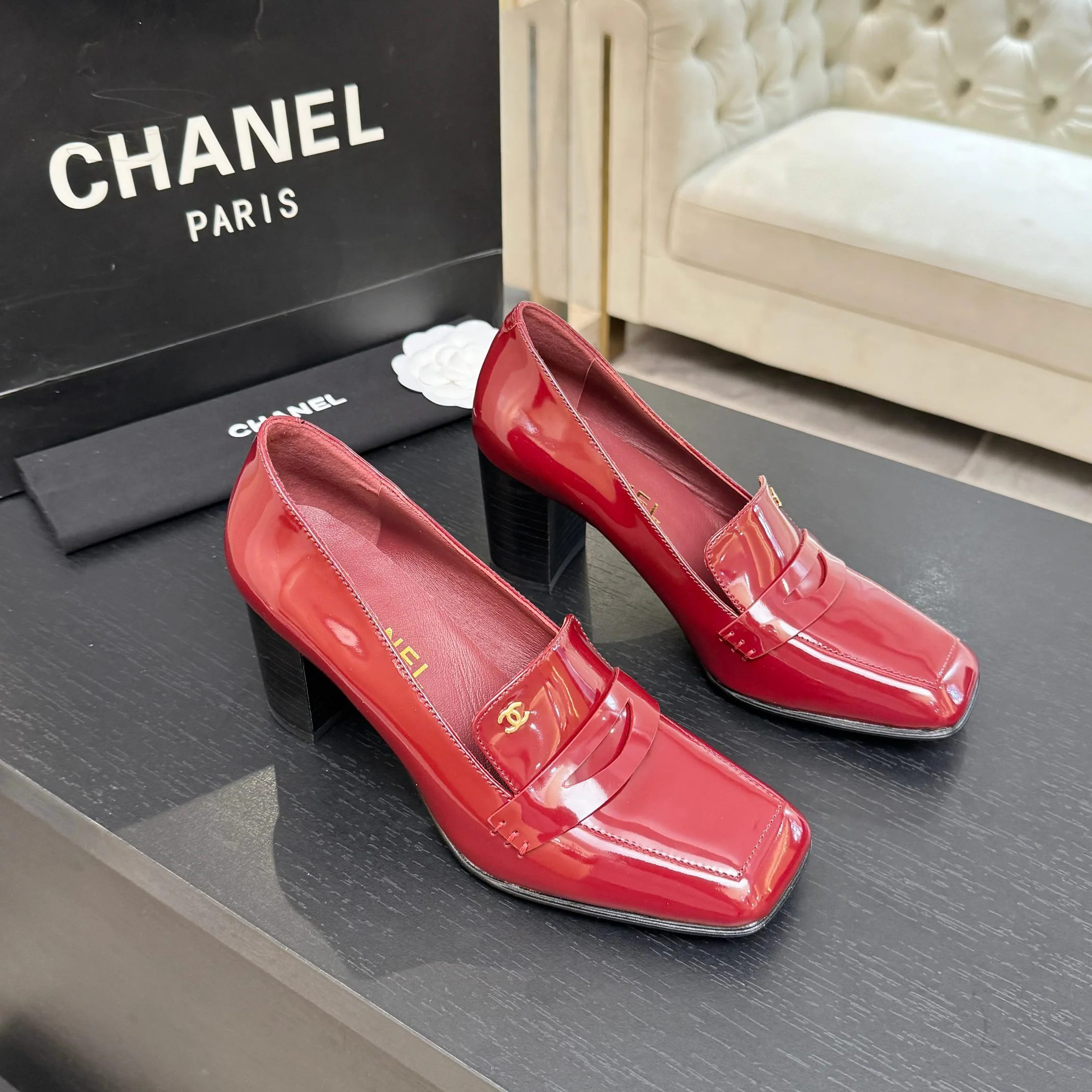 Лоферы И Мокасины Женские Chanel 18063085