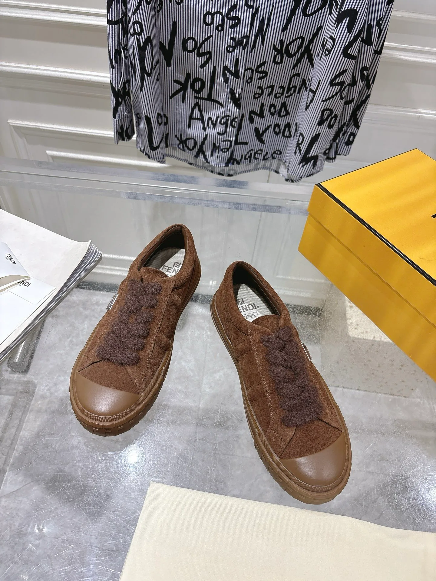 Кеды Женские Fendi 103690