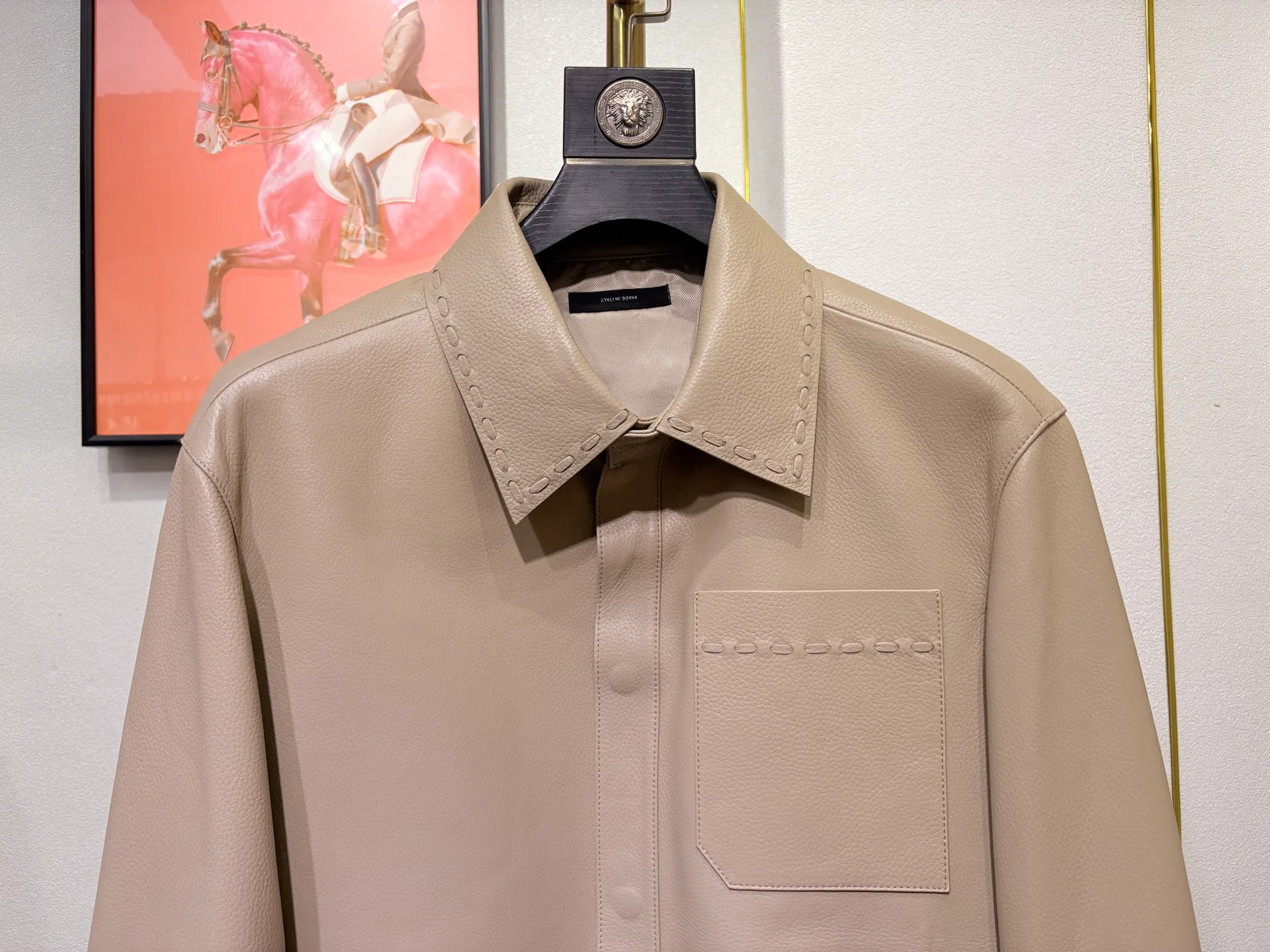 Кожаные Куртки И Дублёнки Мужские Fendi 5405399