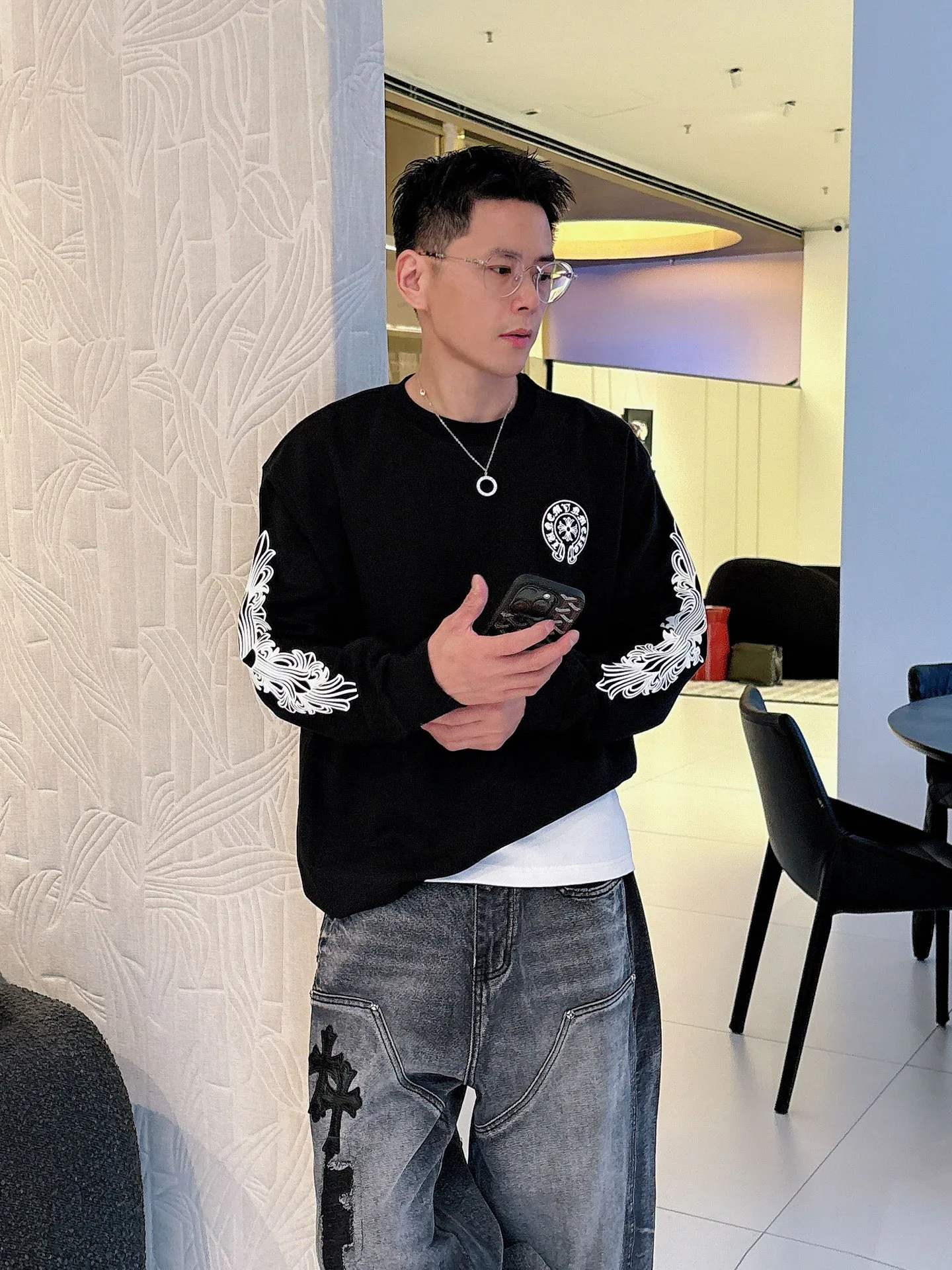 Свитшоты И Худи Мужские Chrome Hearts 787752