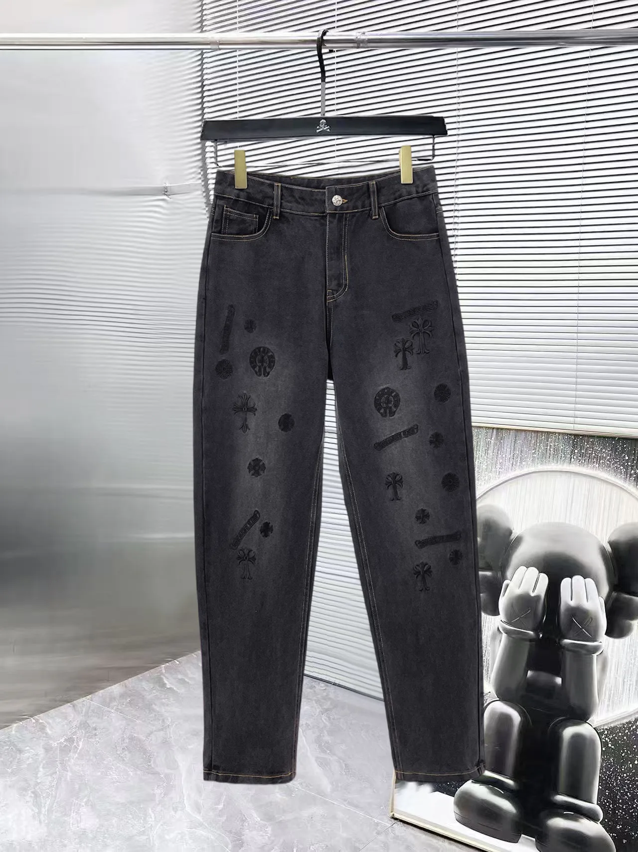 Джинсы Мужские Chrome Hearts 18499647