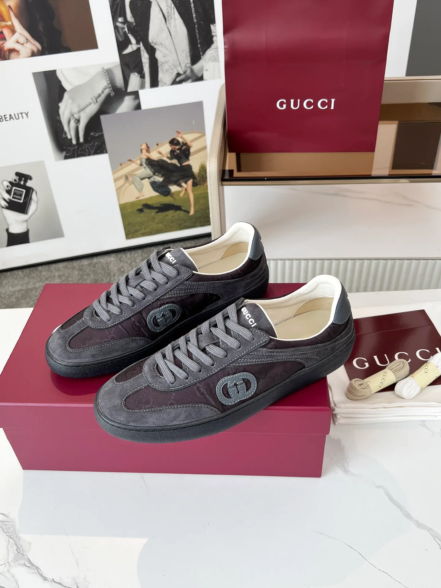 Кроссовки Мужские Gucci 17620417