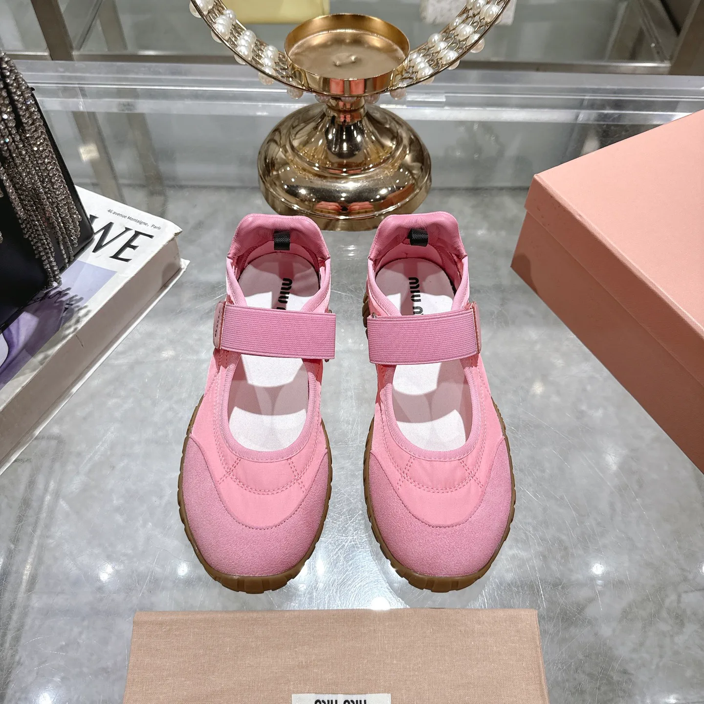 Кроссовки Женские Miu Miu 397969