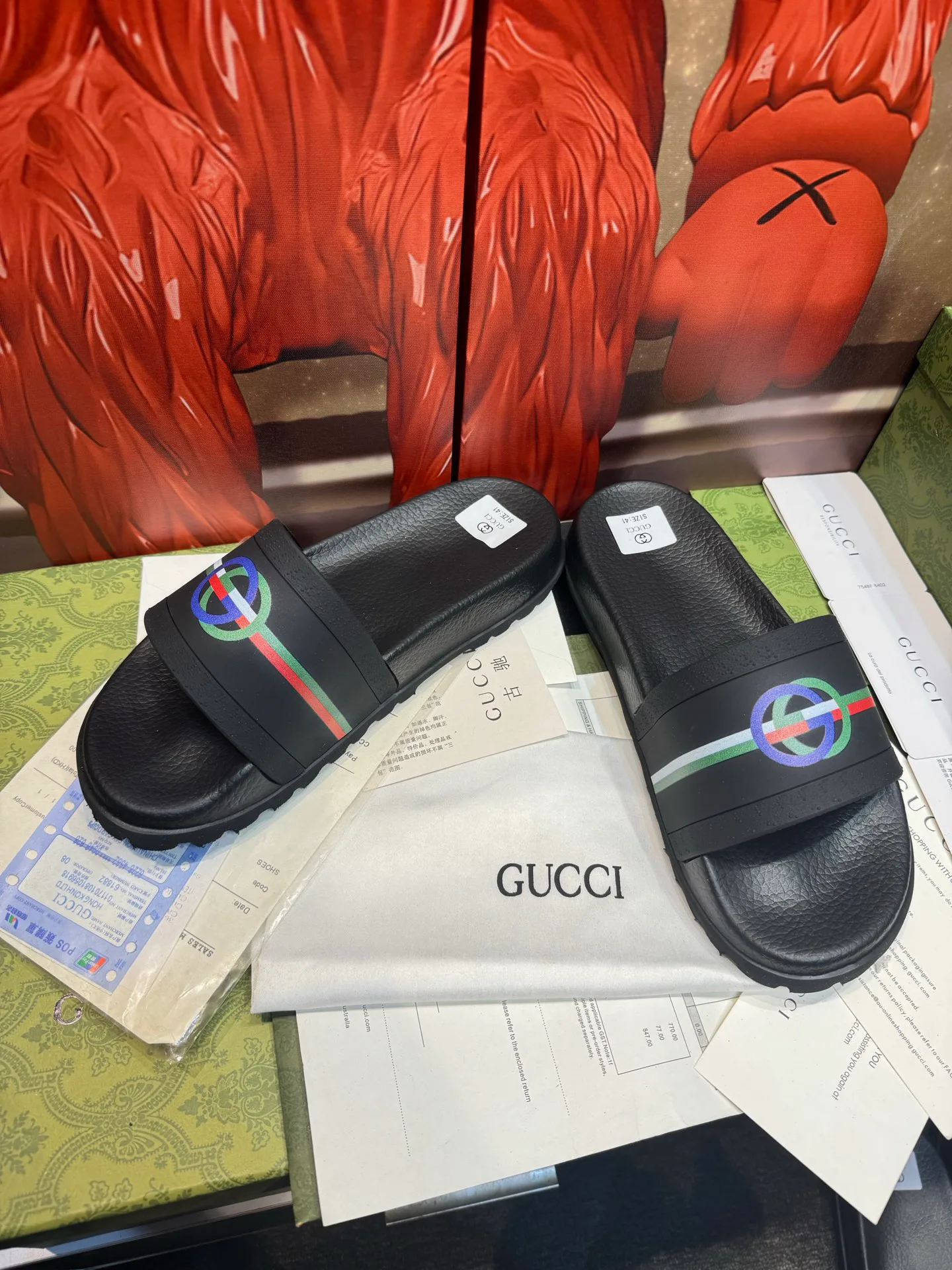 Шлепанцы Женские Gucci 10313903