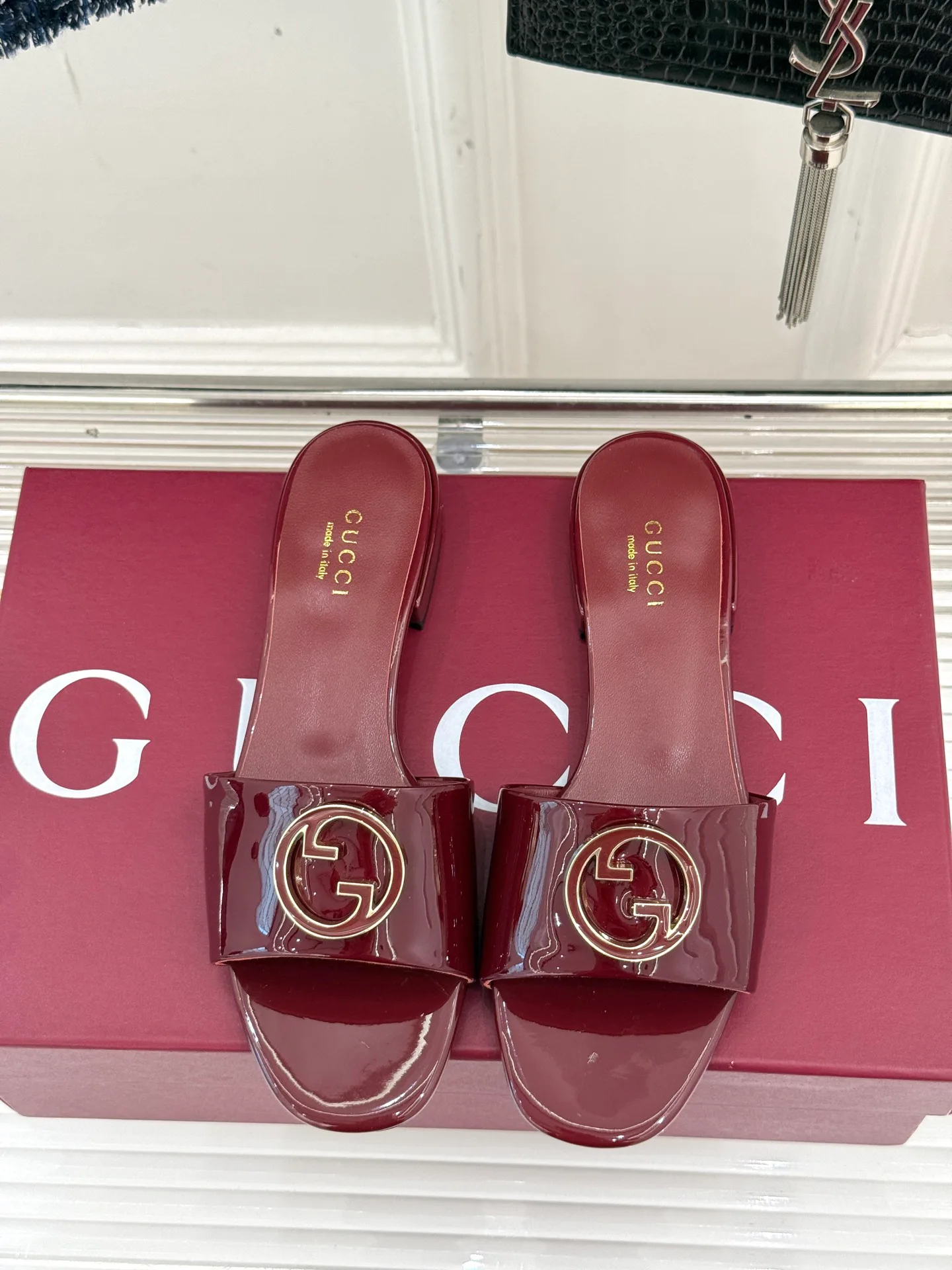 Шлепанцы Женские Gucci 21960