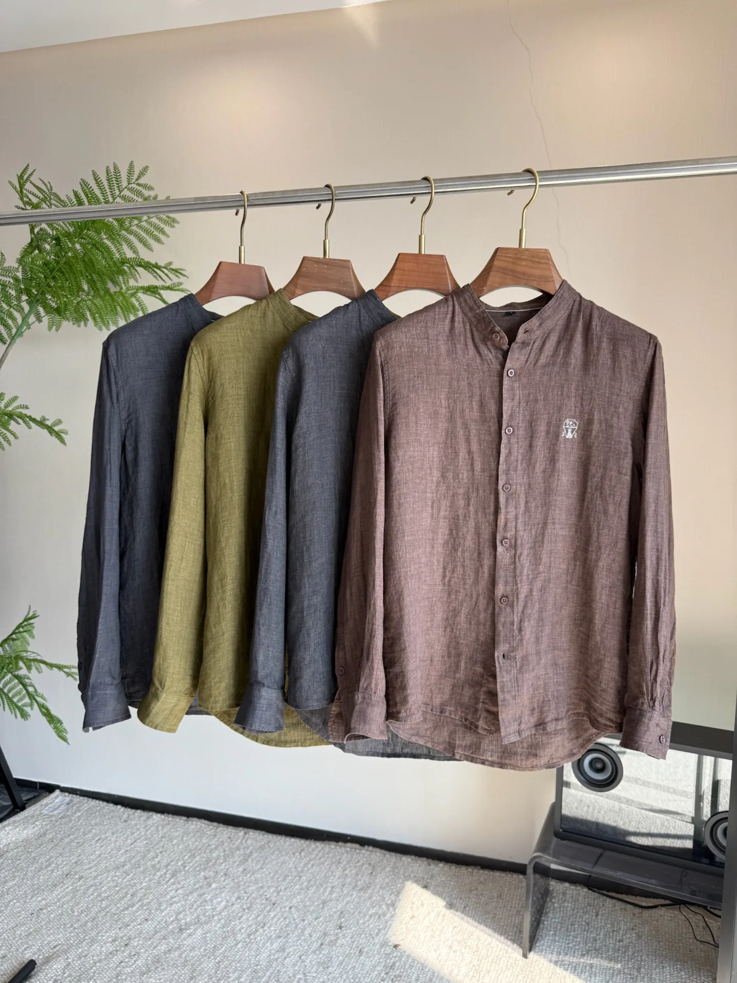 Рубашки Мужские Brunello Cucinelli 12953207
