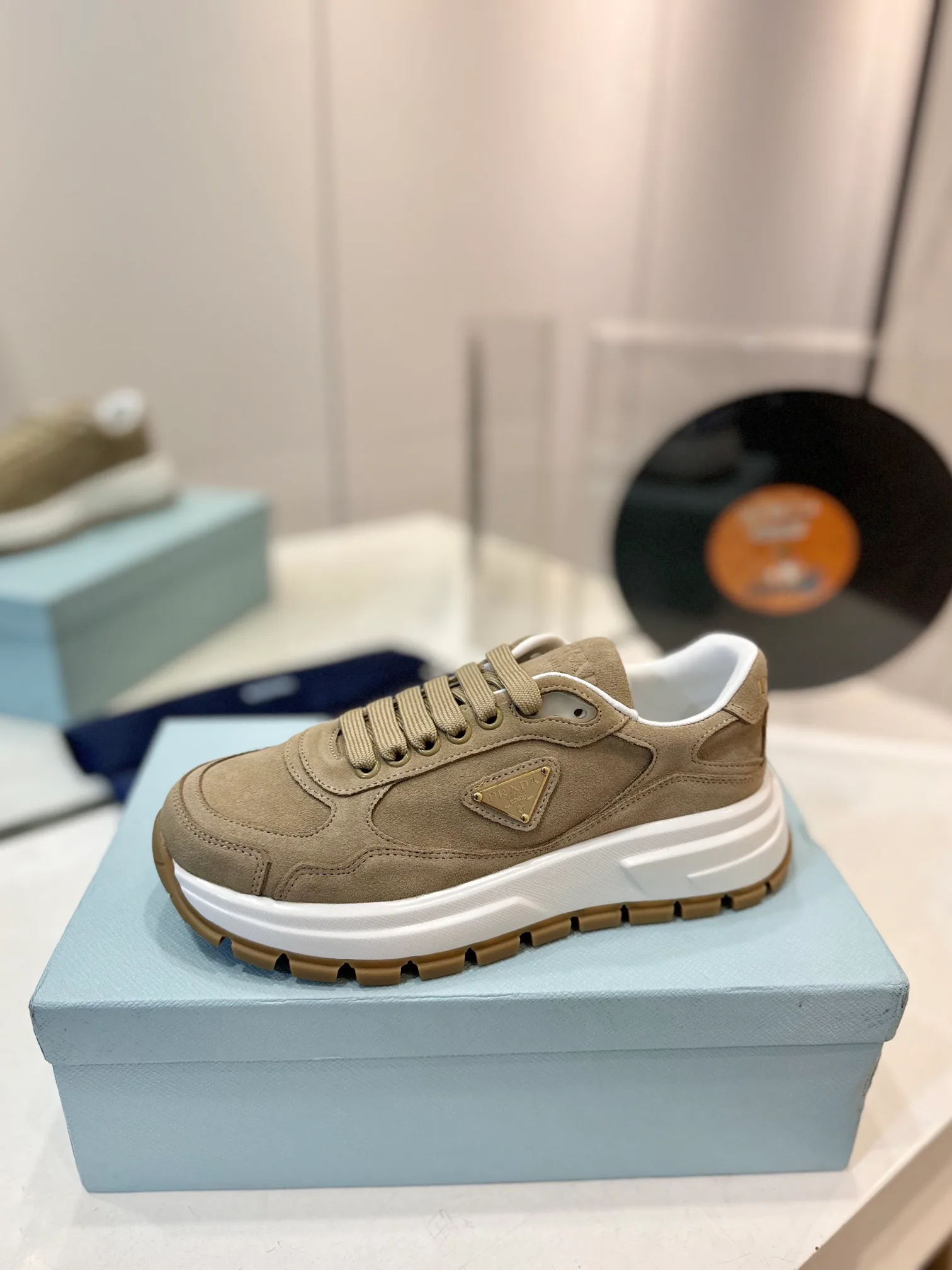 Кроссовки Женские Prada 9535083