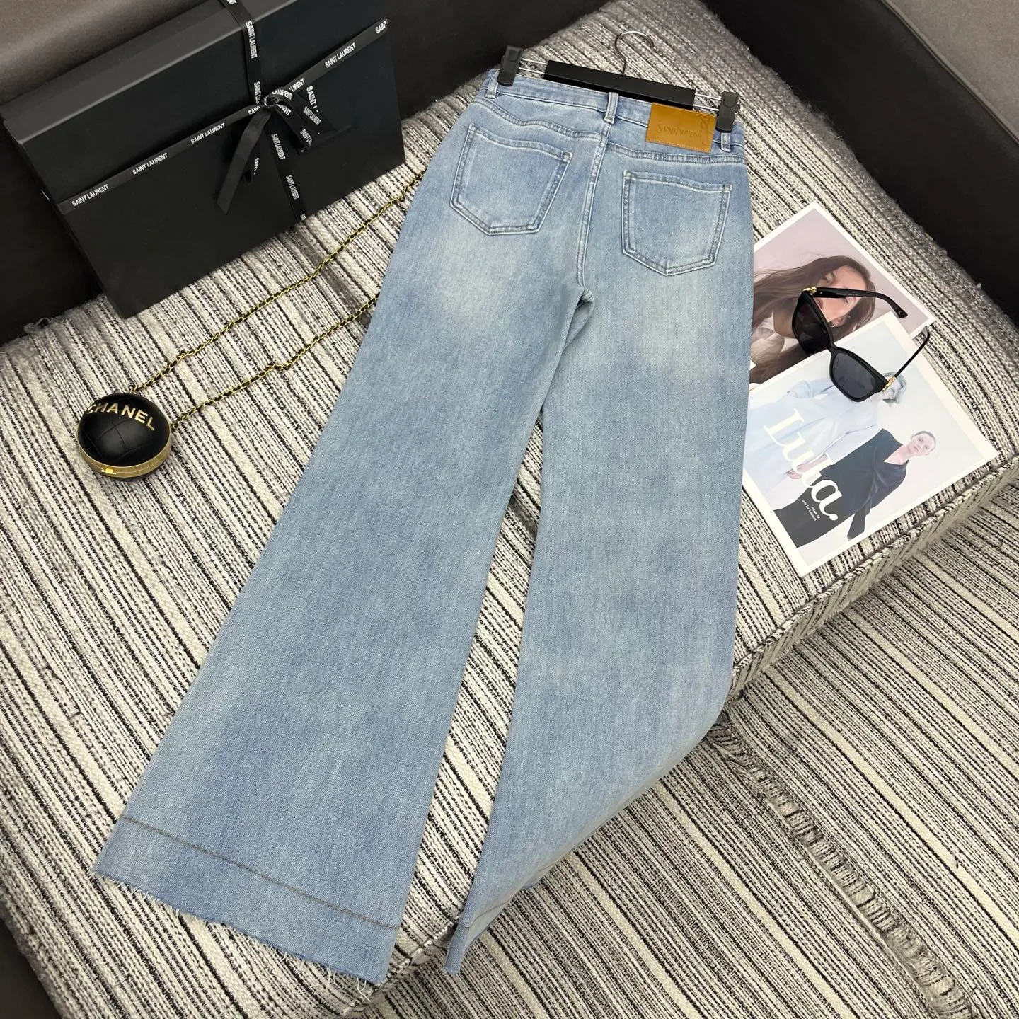 Джинсы Женские Saint Laurent 1762752