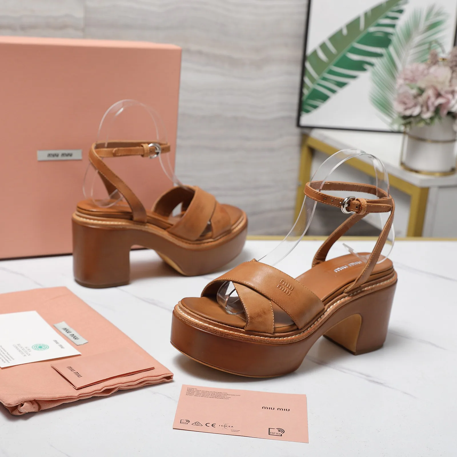 Босоножки Женские Miu Miu 11416334