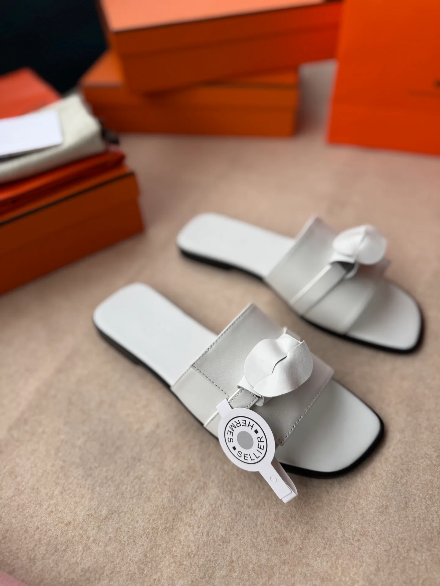 Шлепанцы Женские Hermes 18685