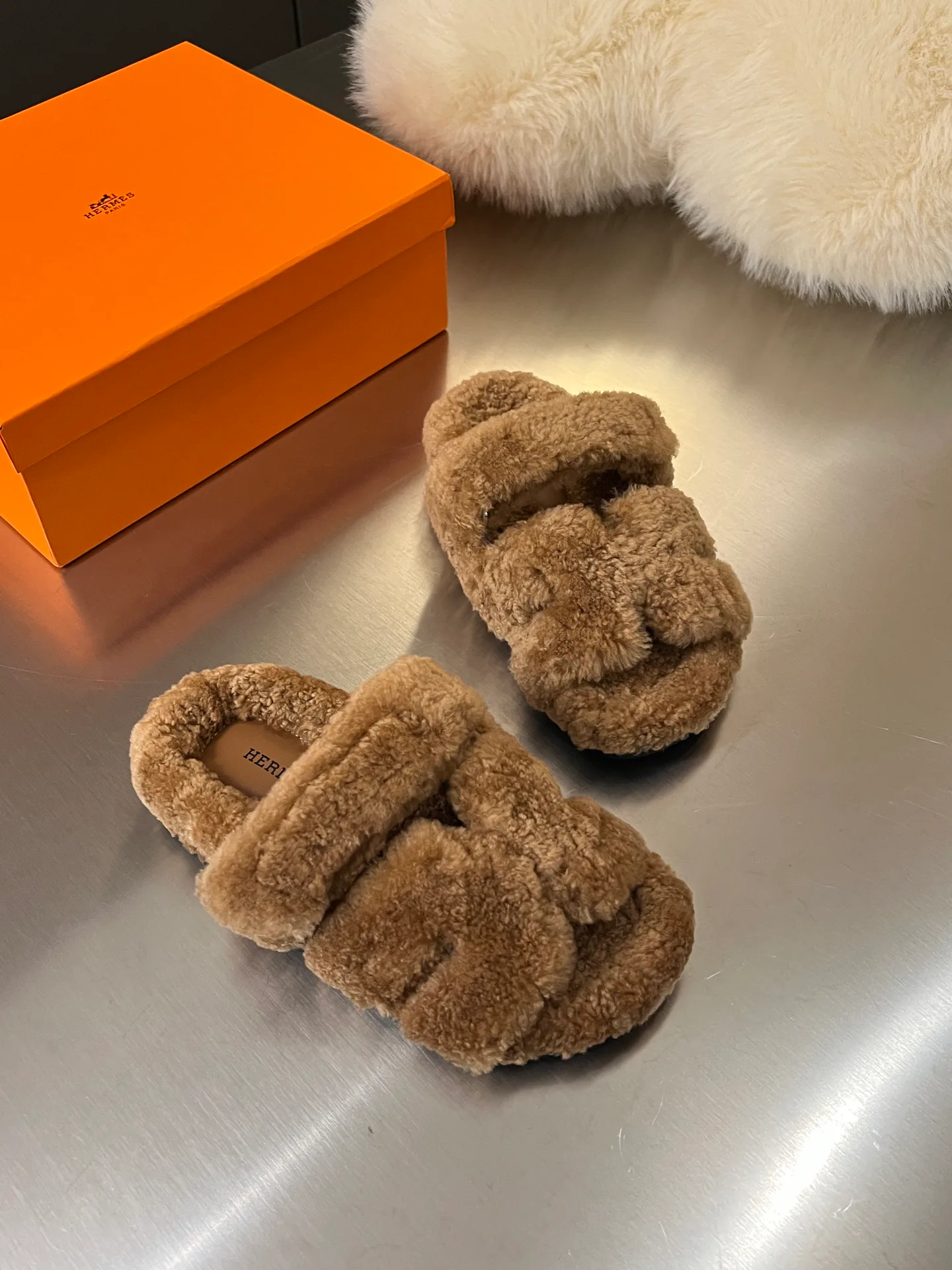 Тапочки Женские Hermes 17957238