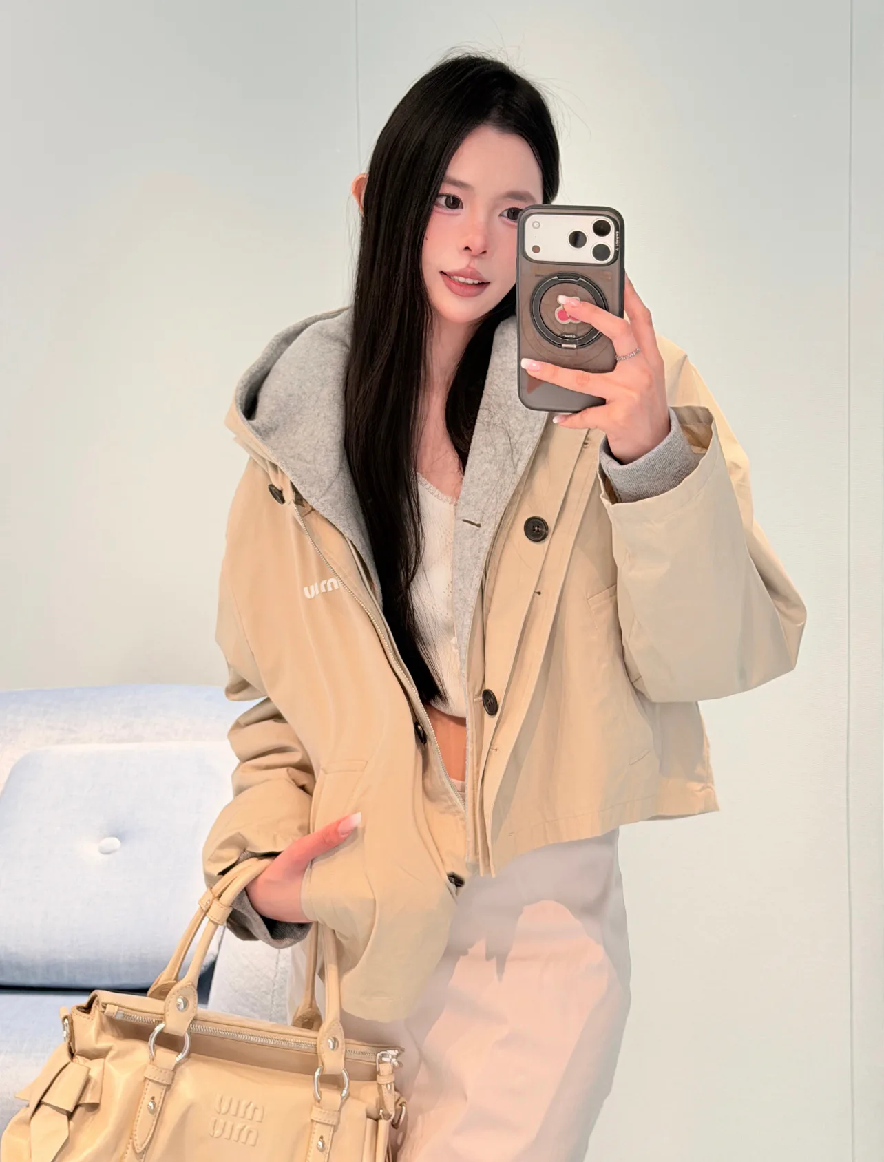 Куртки И Пуховики Женские Miu Miu 18030688