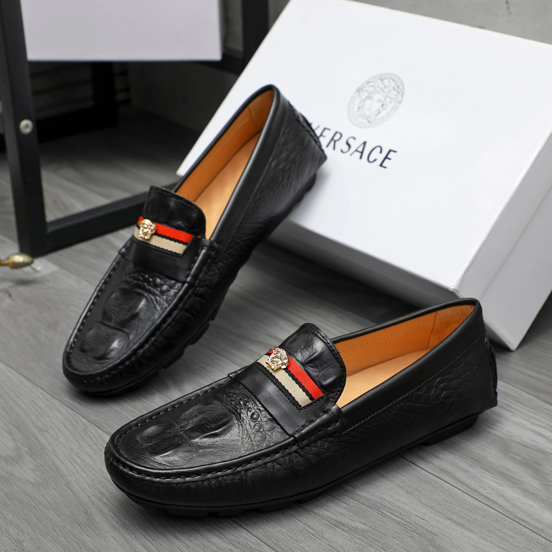 Мокасины Мужские Versace 11703848