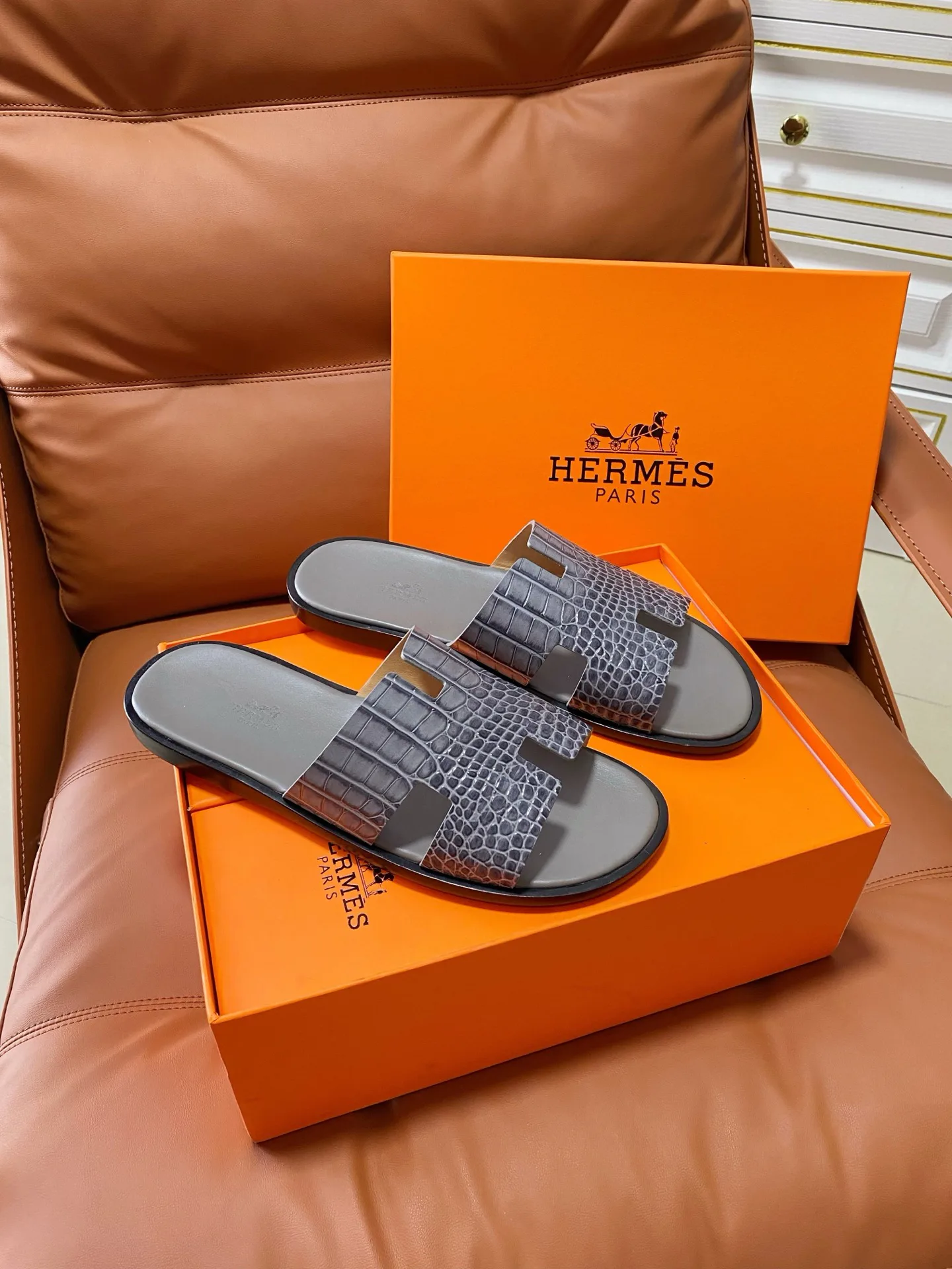 Шлепанцы Мужские Hermes 11508149