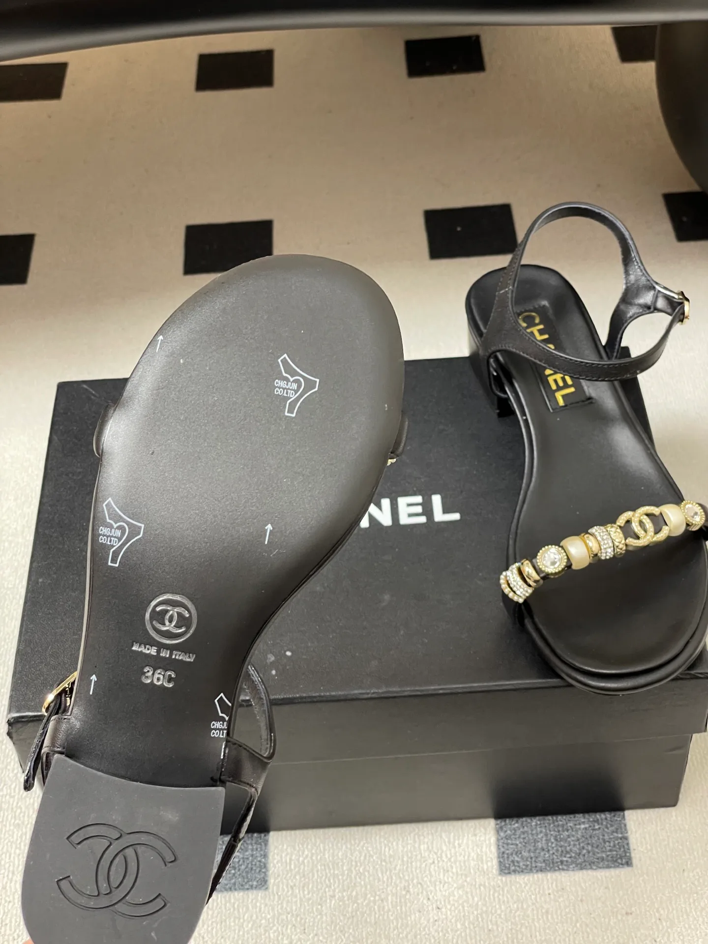 Босоножки Женские Chanel 11886481