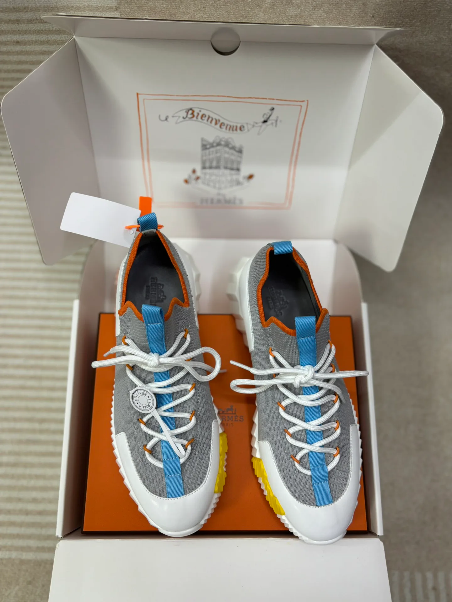 Кроссовки Мужские Hermes 12708882