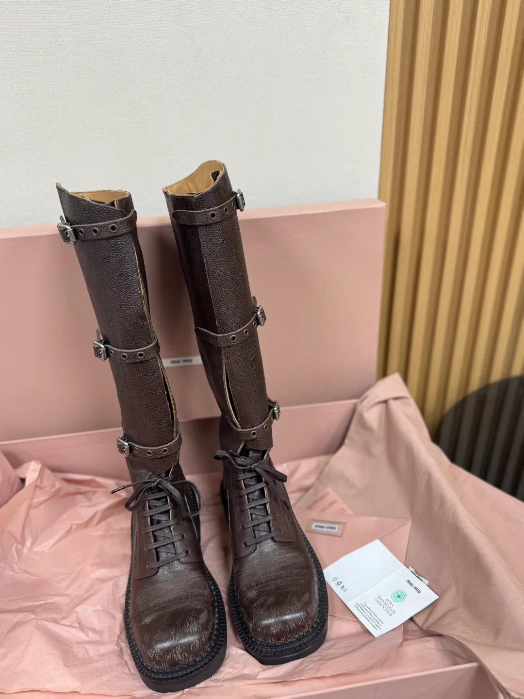 Сапоги Женские Miu Miu 670752