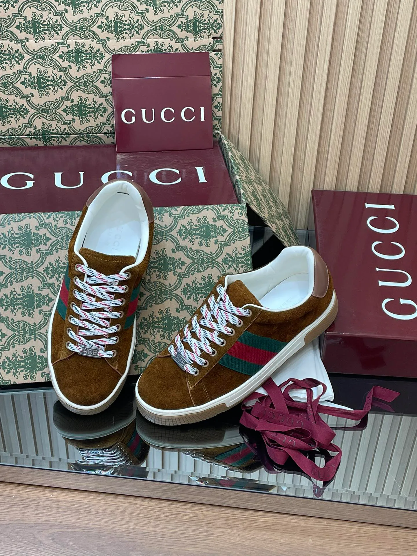 Кроссовки Мужские Gucci 3443597