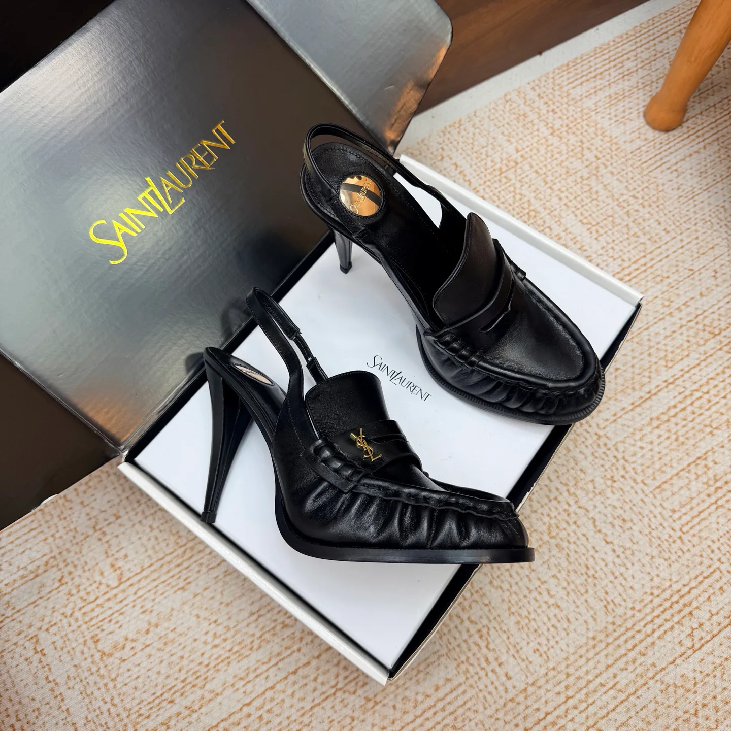 Лоферы И Мокасины Женские Saint Laurent 19080224