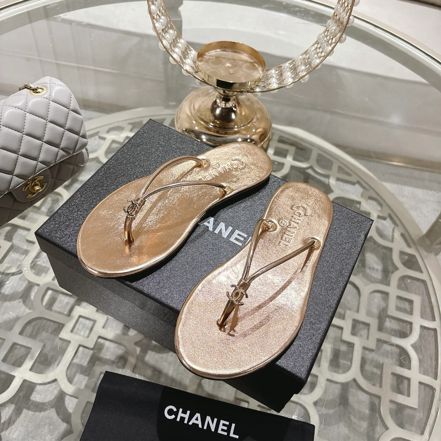 Шлепанцы Женские Chanel 11616666