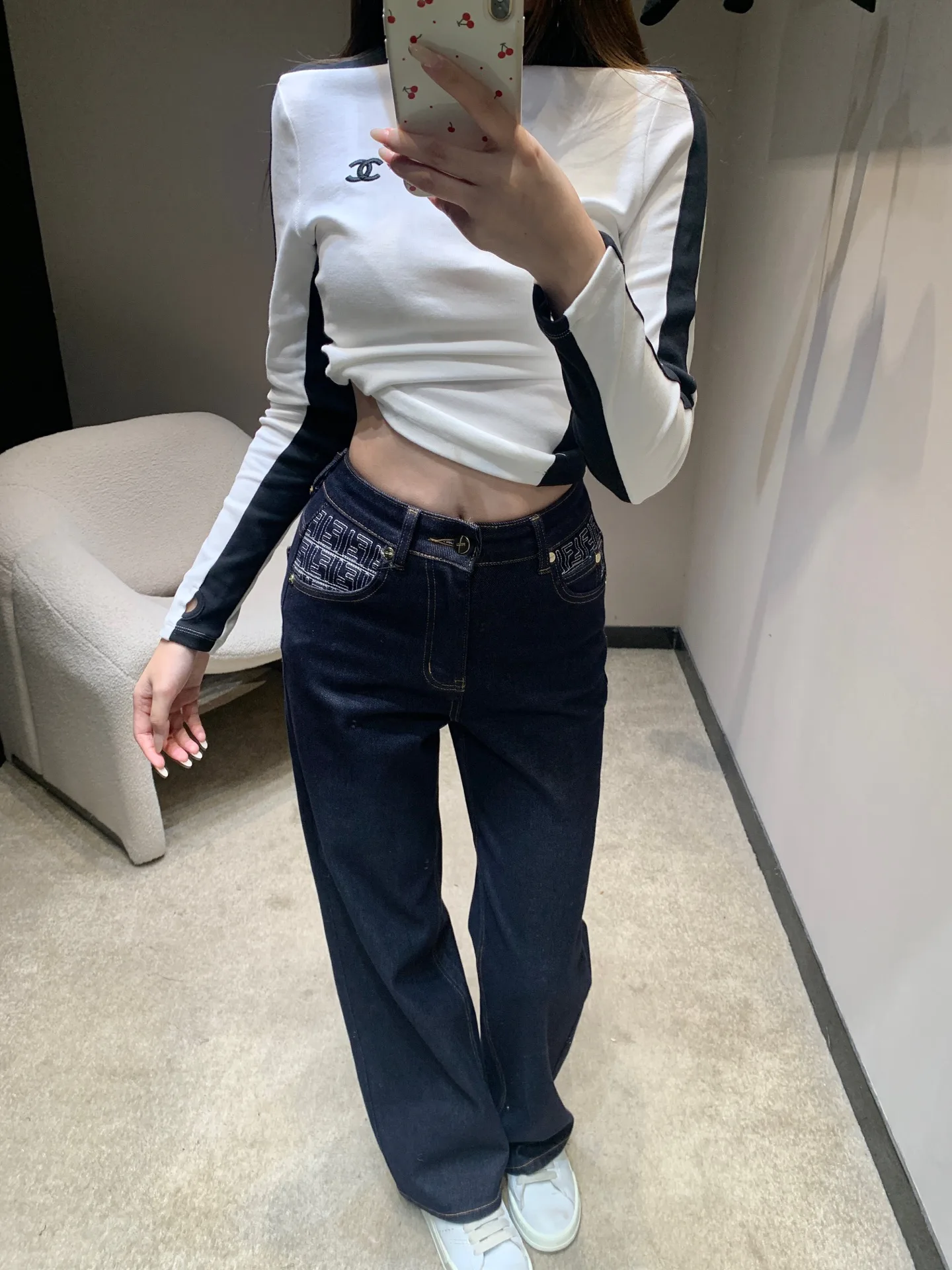 Джинсы Женские Fendi 856274