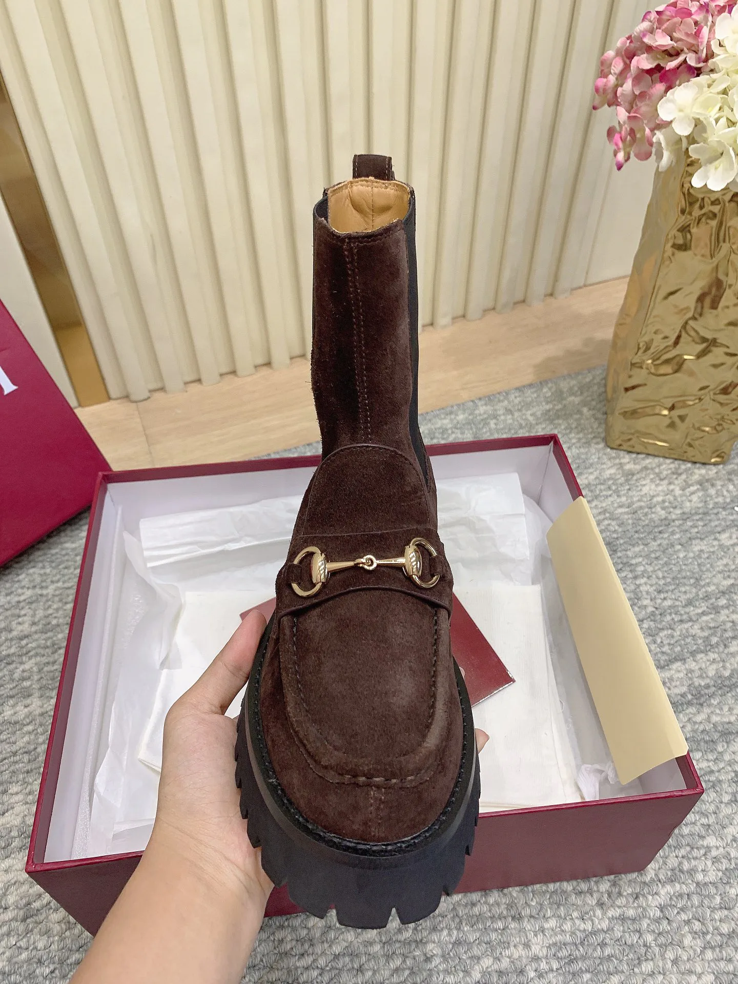 Ботинки Женские Gucci 19561623