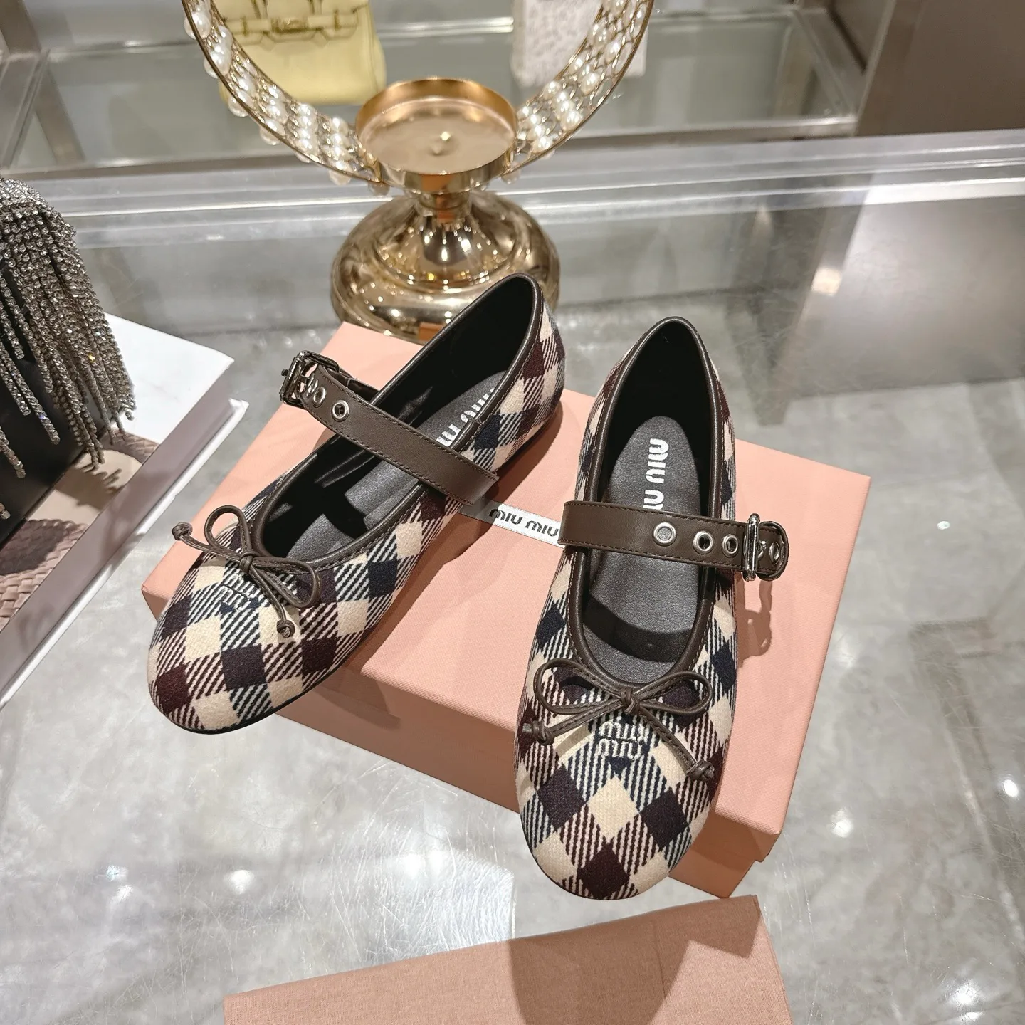 Балетки Женские Miu Miu 819511