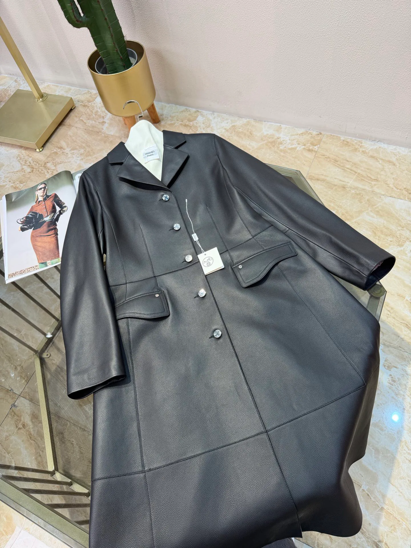 Кожаные Куртки И Дублёнки Женские Hermes 19333124