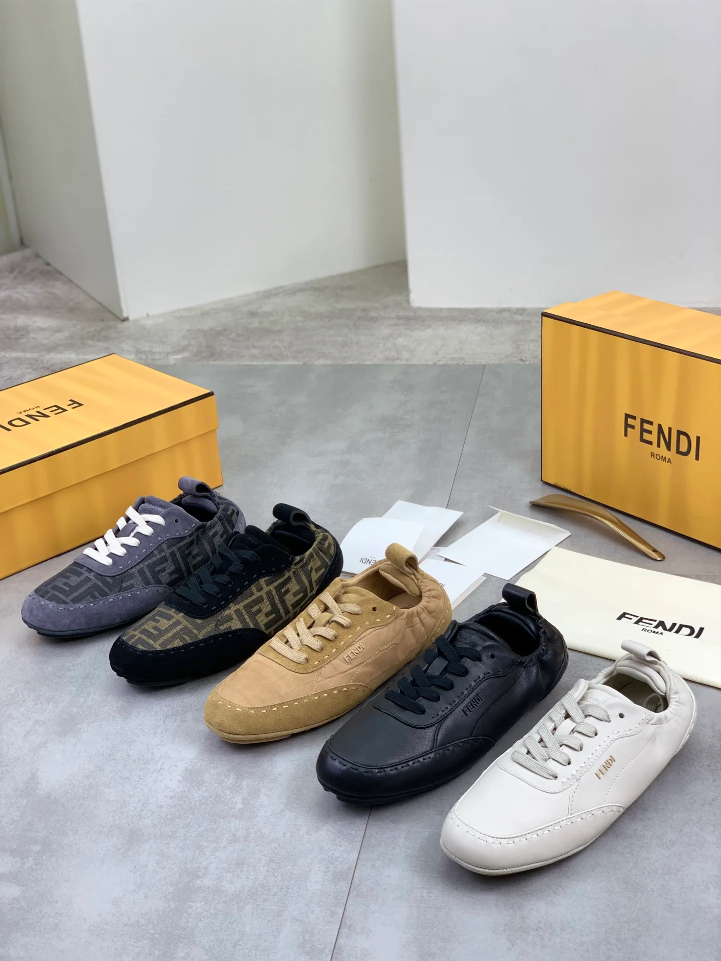 Кроссовки Мужские Fendi 13428278