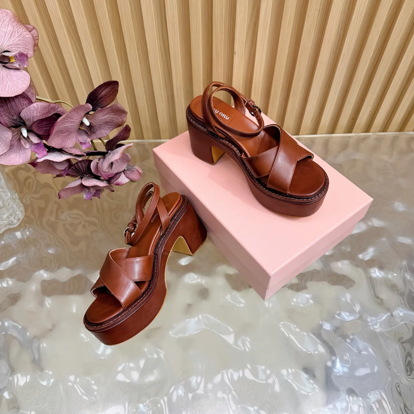 Босоножки Женские Miu Miu 11203256