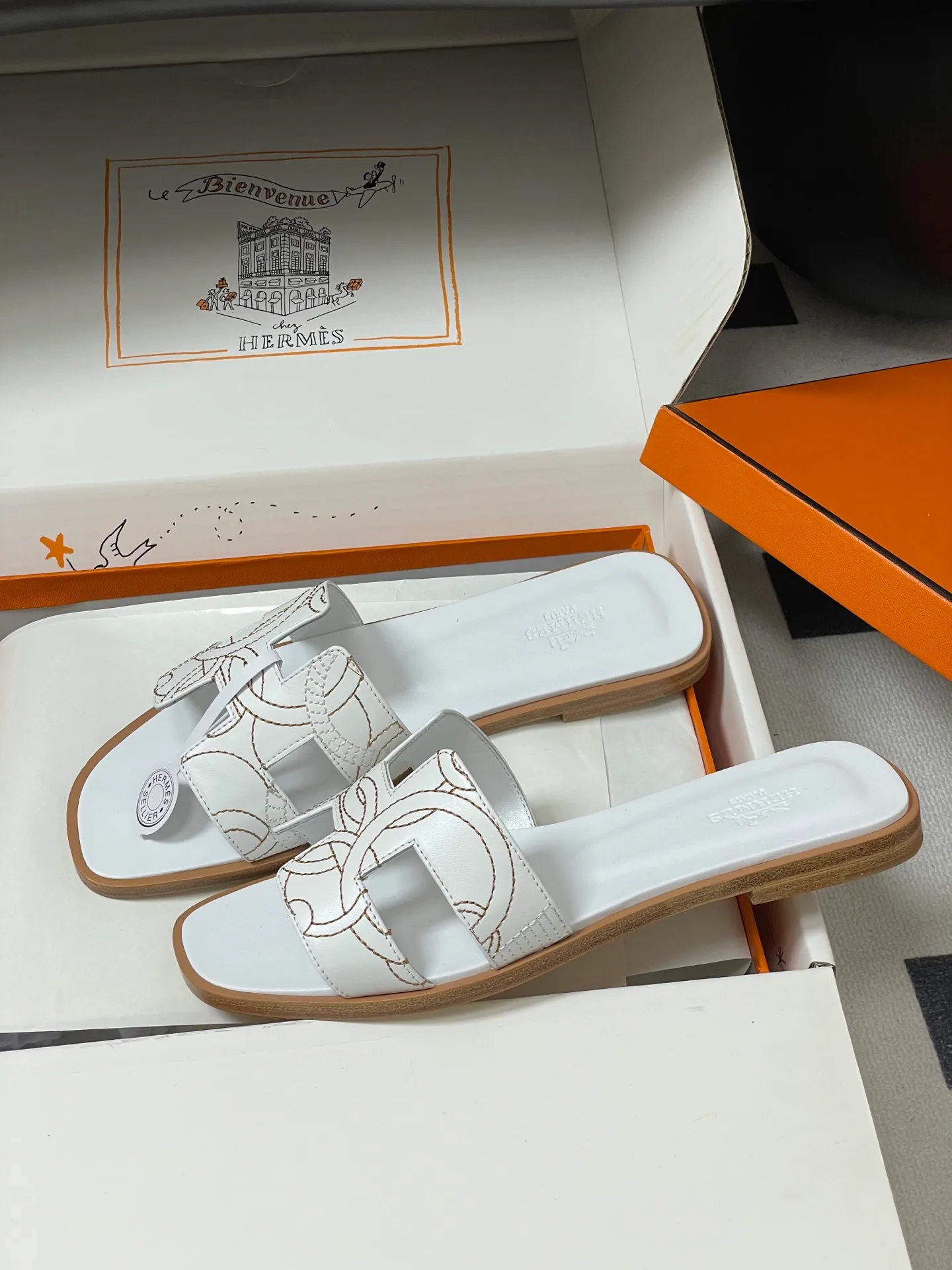 Шлепанцы Женские Hermes 252978