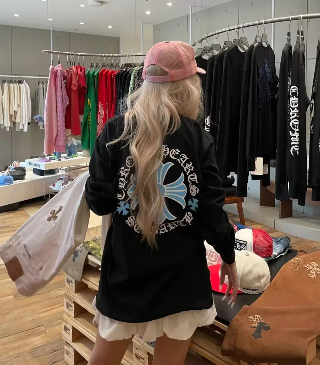 Лонгсливы Мужские Chrome Hearts 11399356