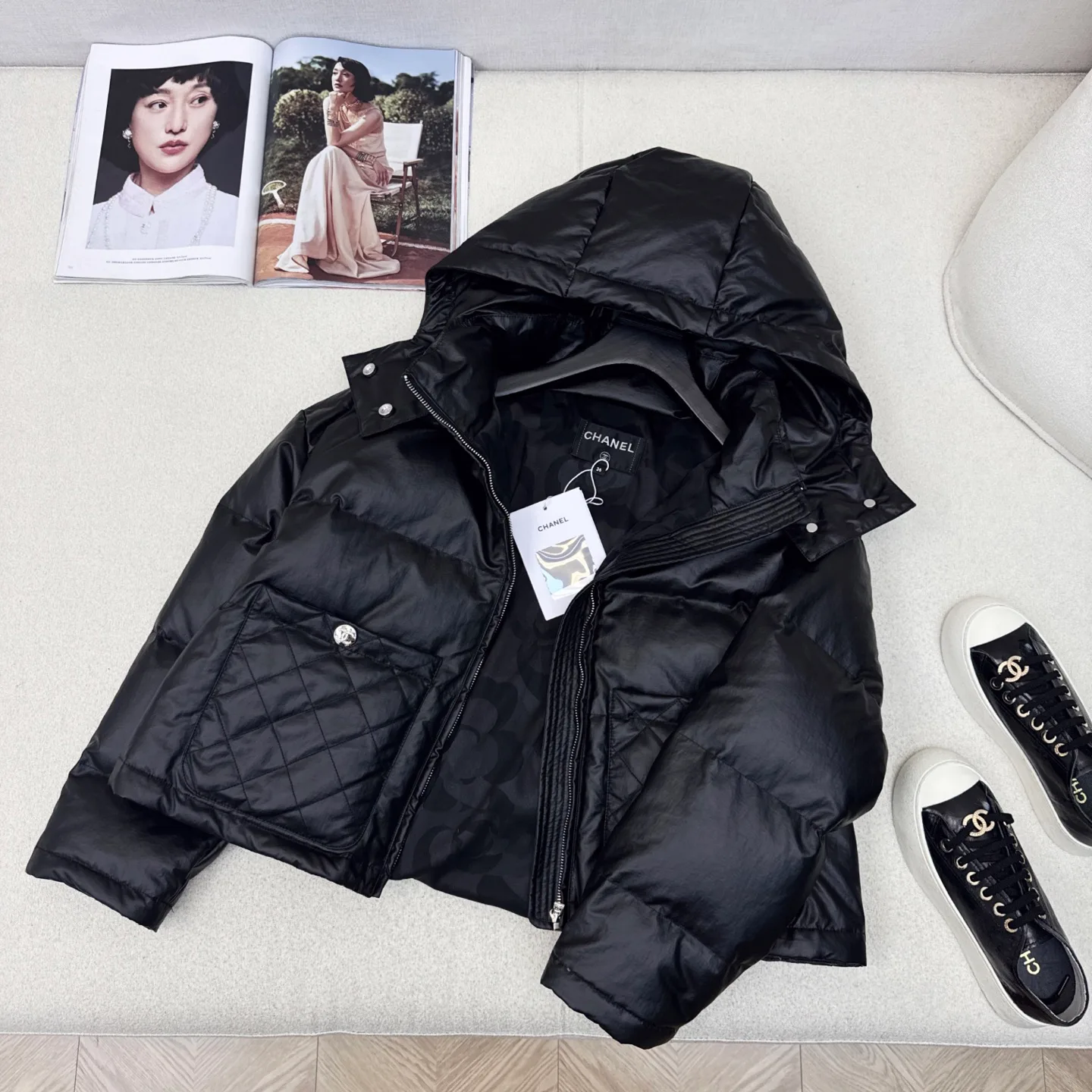 Куртки И Пуховики Женские Chanel 109810