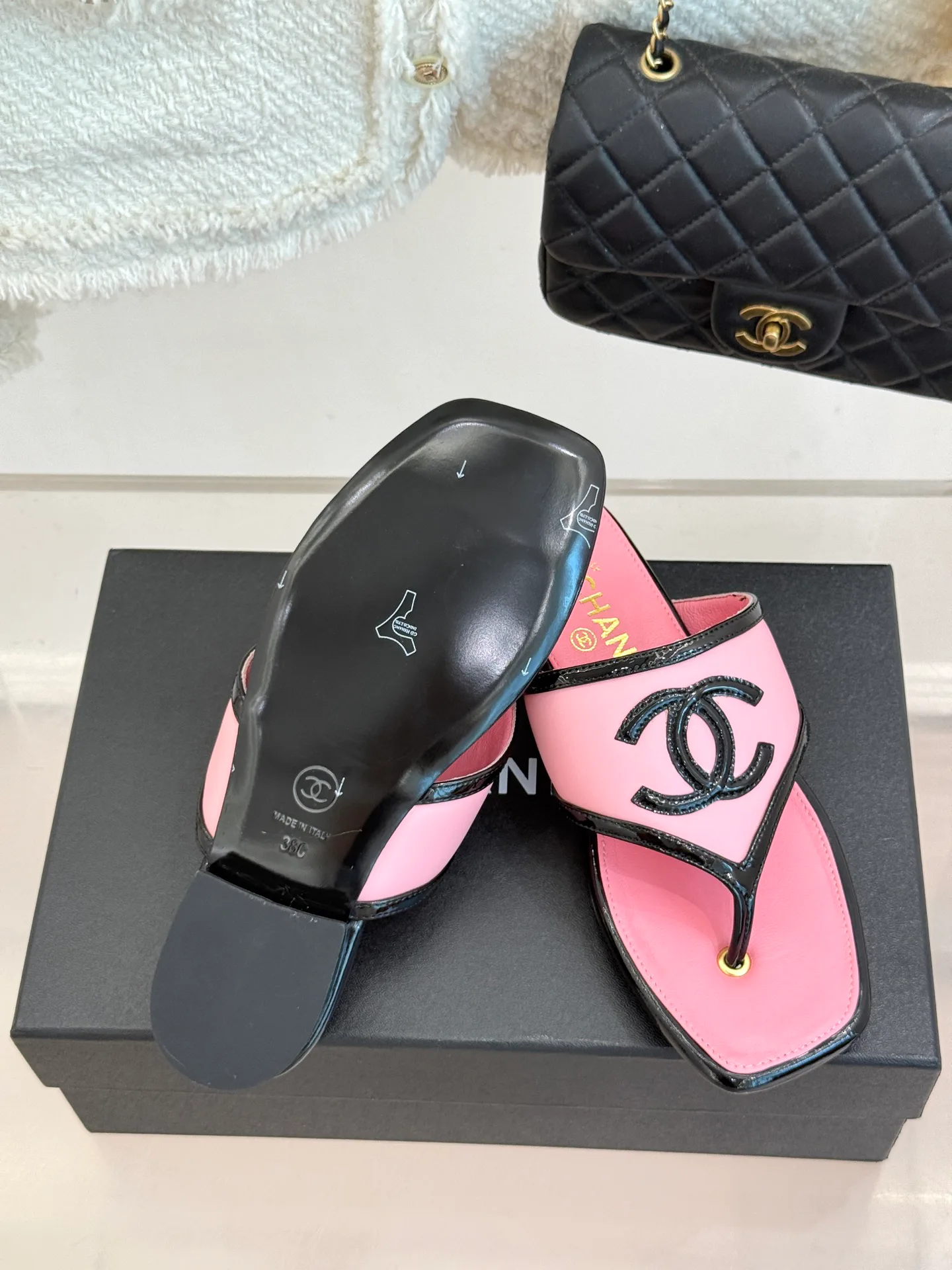 Шлепанцы Женские Chanel 17425290