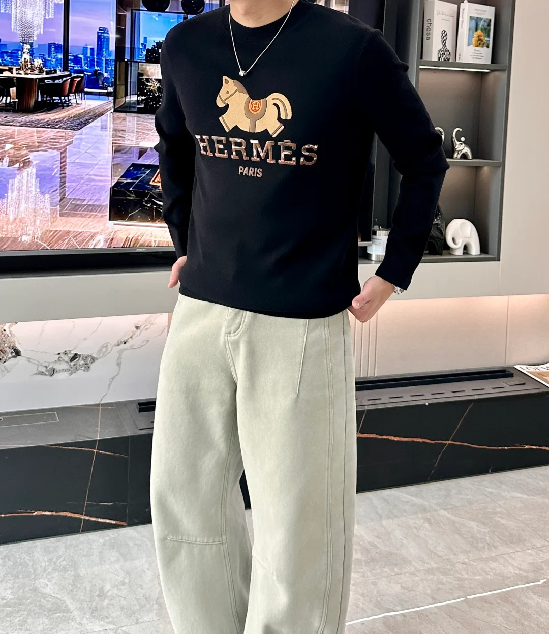 Джемперы И Свитеры Мужские Hermes 1156761