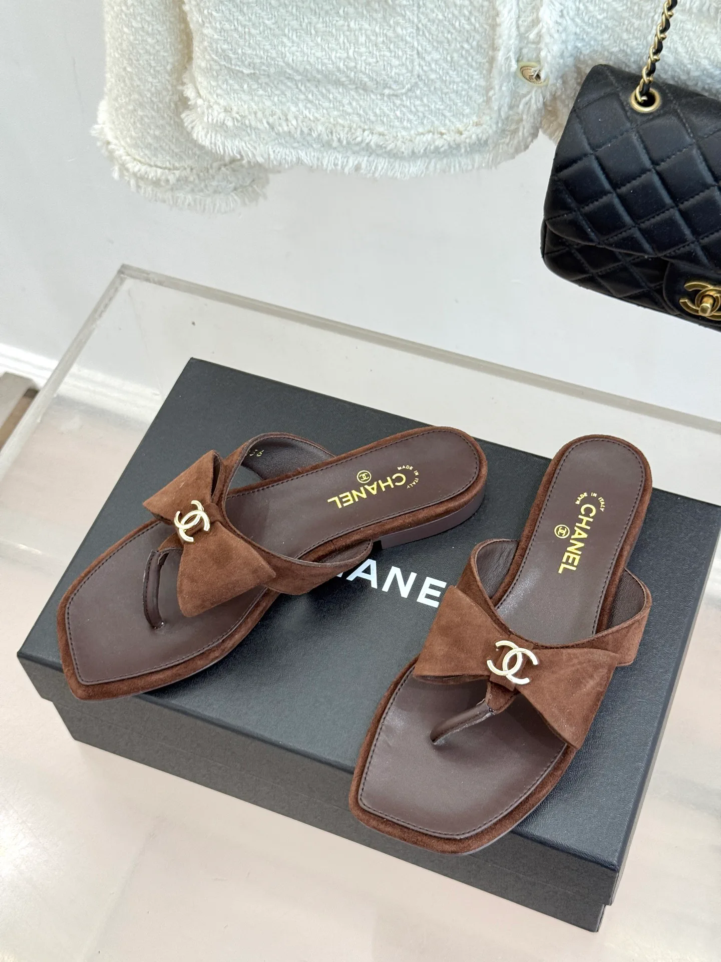 Шлепанцы Женские Chanel 16965741