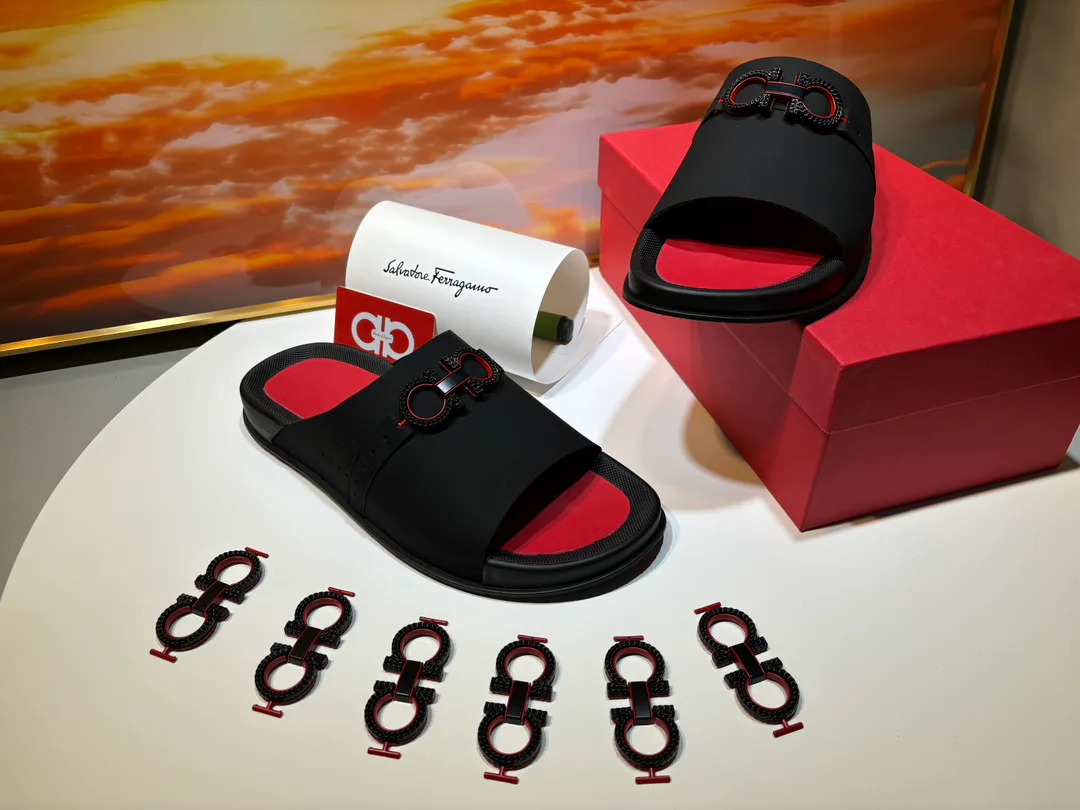 Шлепанцы Мужские Salvatore Ferragamo 25136