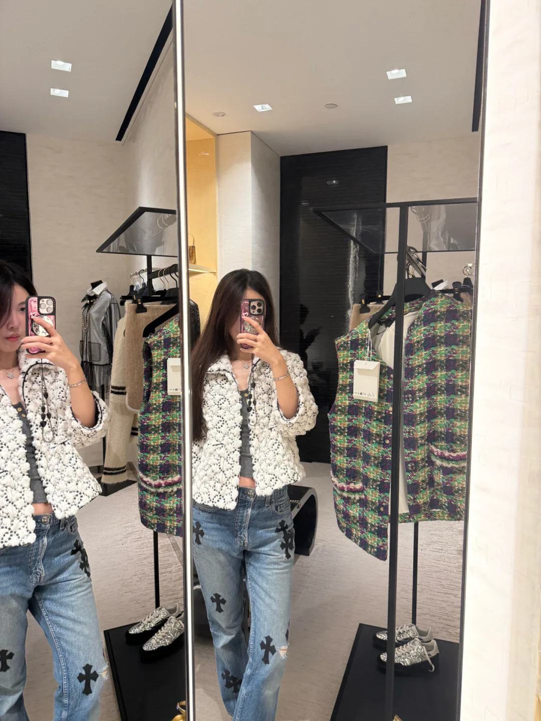 Куртки И Пуховики Женские Chanel 1286894