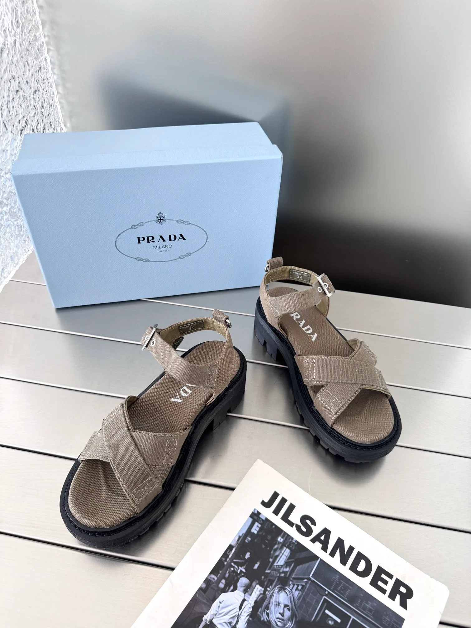 Сандалии Женские Prada 12245196