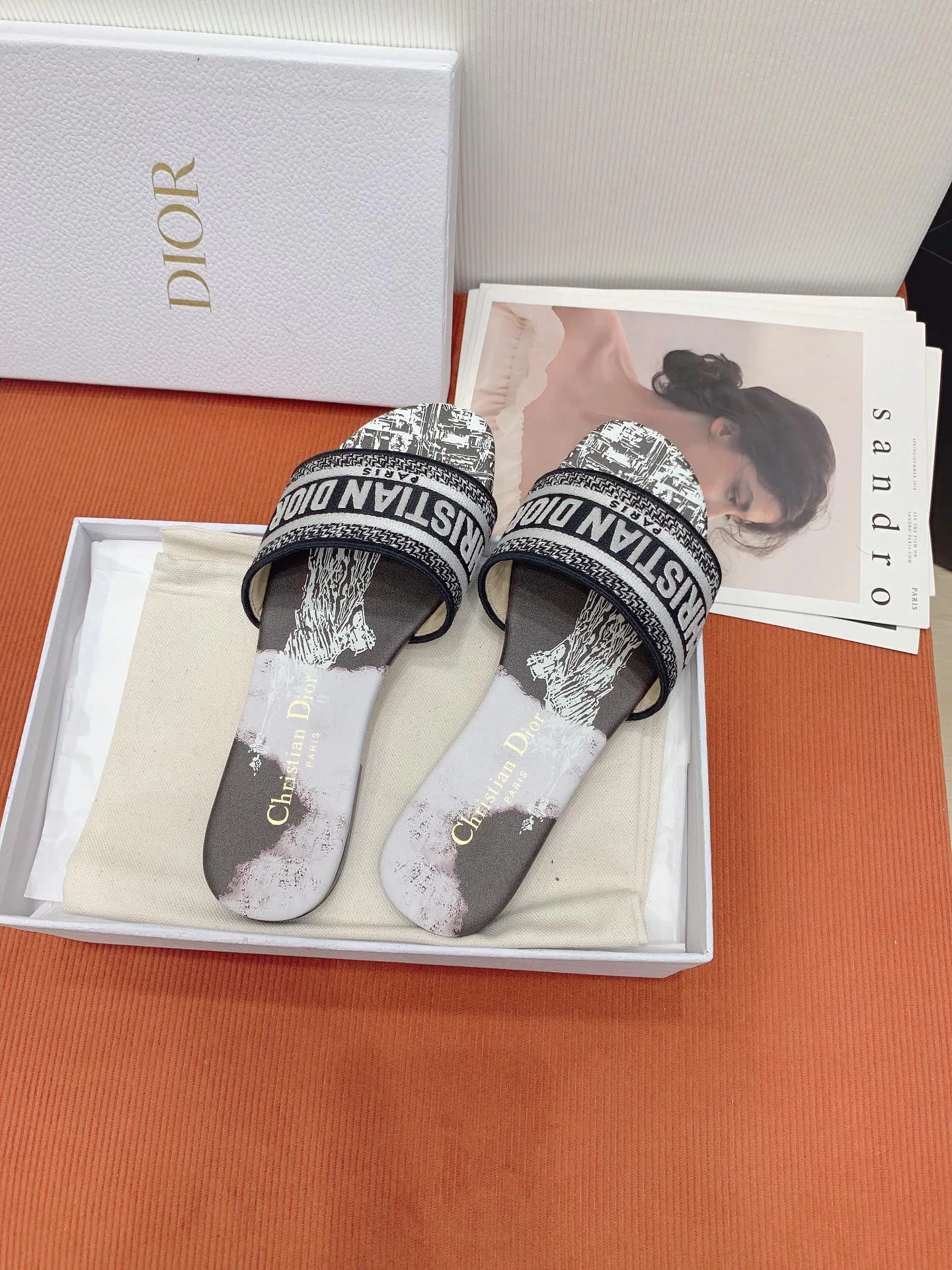Шлепанцы Женские Christian Dior 961783