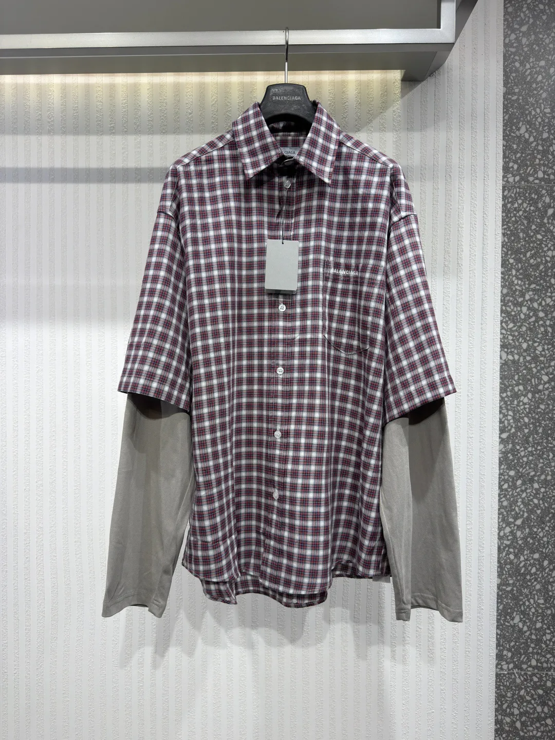 Рубашки Мужские Balenciaga 17967298